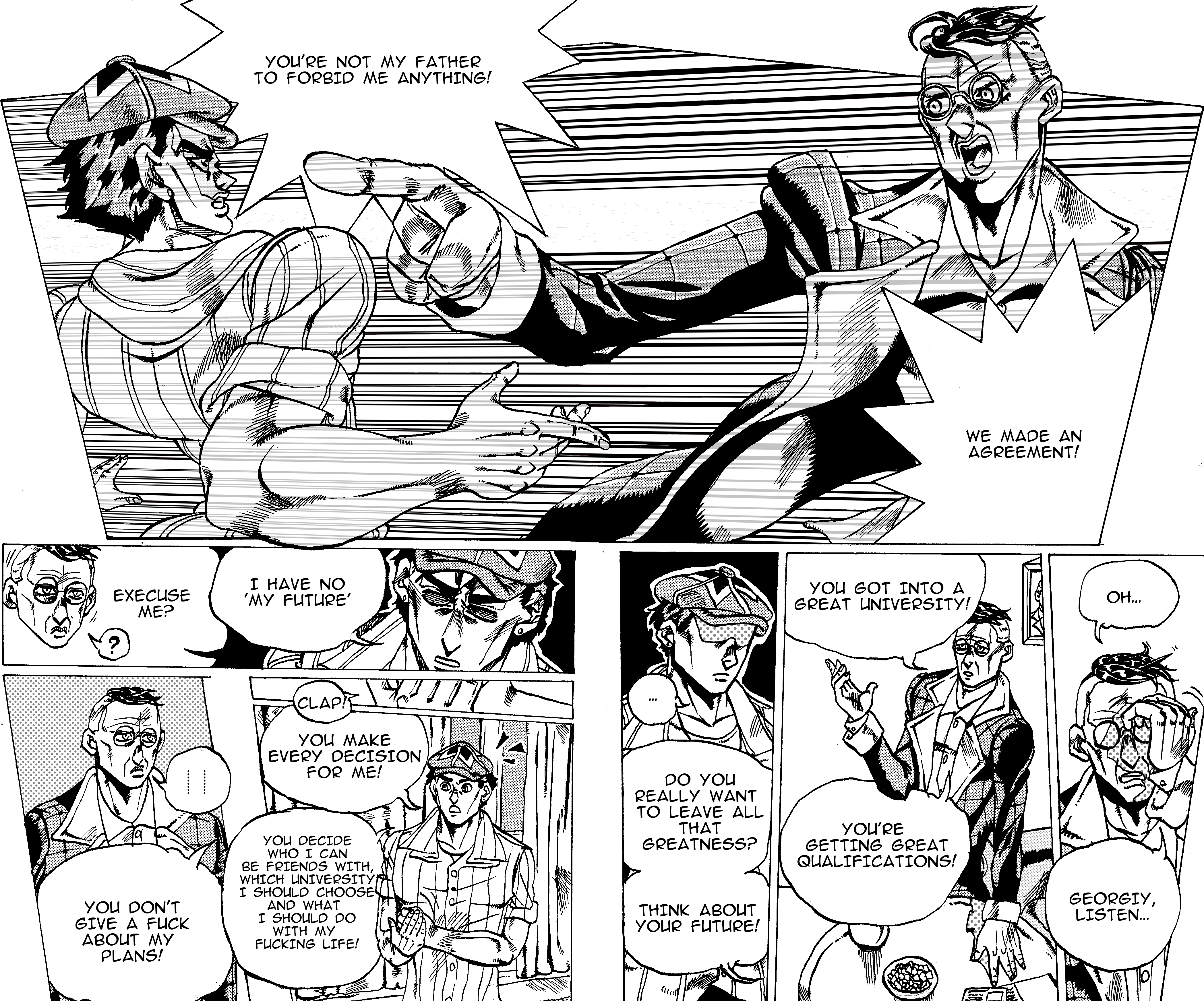 Jojo's Bizarre Adventure: Moscow Calling (Doujinshi) - Vol.1 Chapter 3: Vladivostok 2000 Part 3