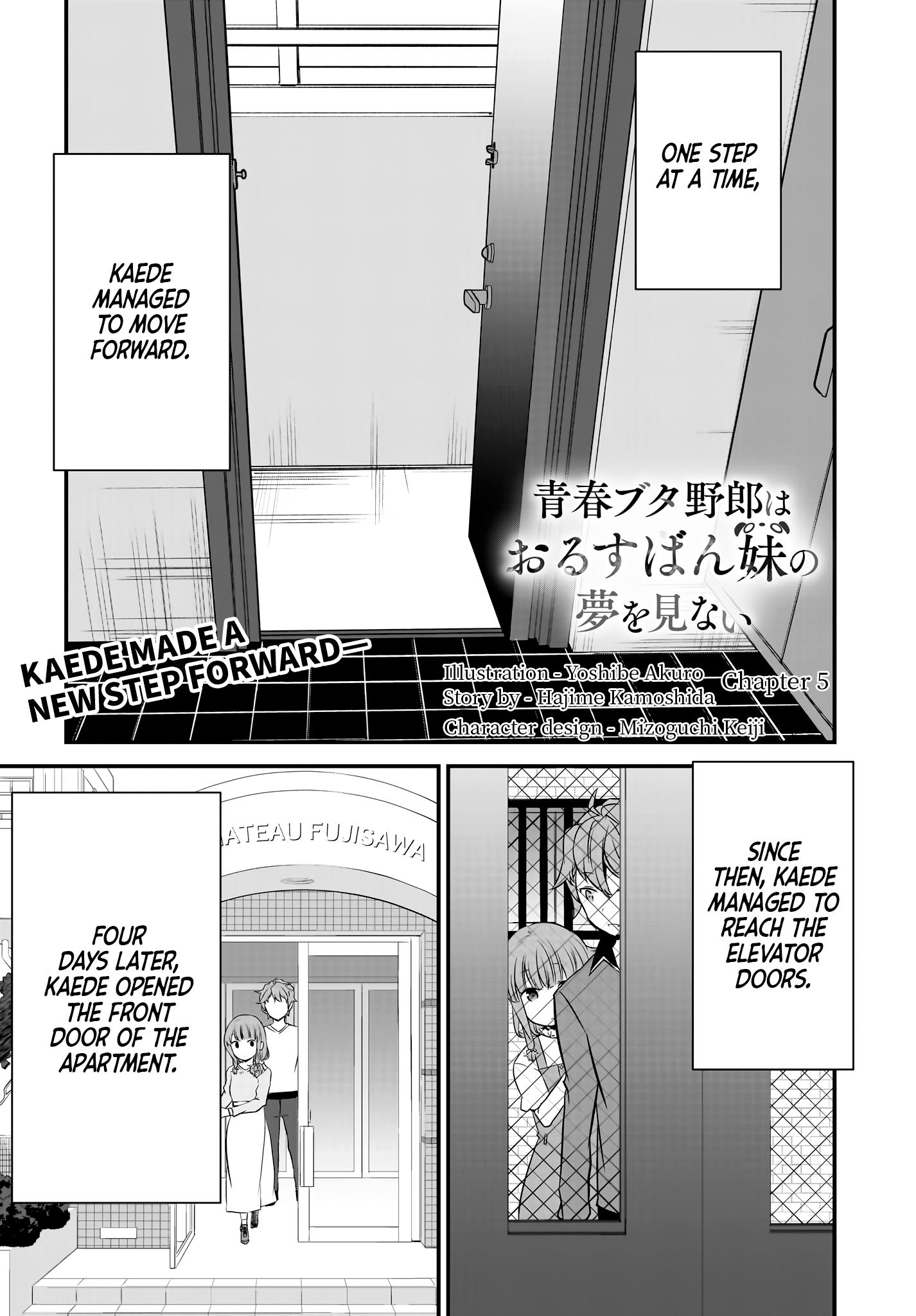 Seishun Buta Yarou Wa Orusuban Imouto No Yume Wo Minai - Vol.1 Chapter 5