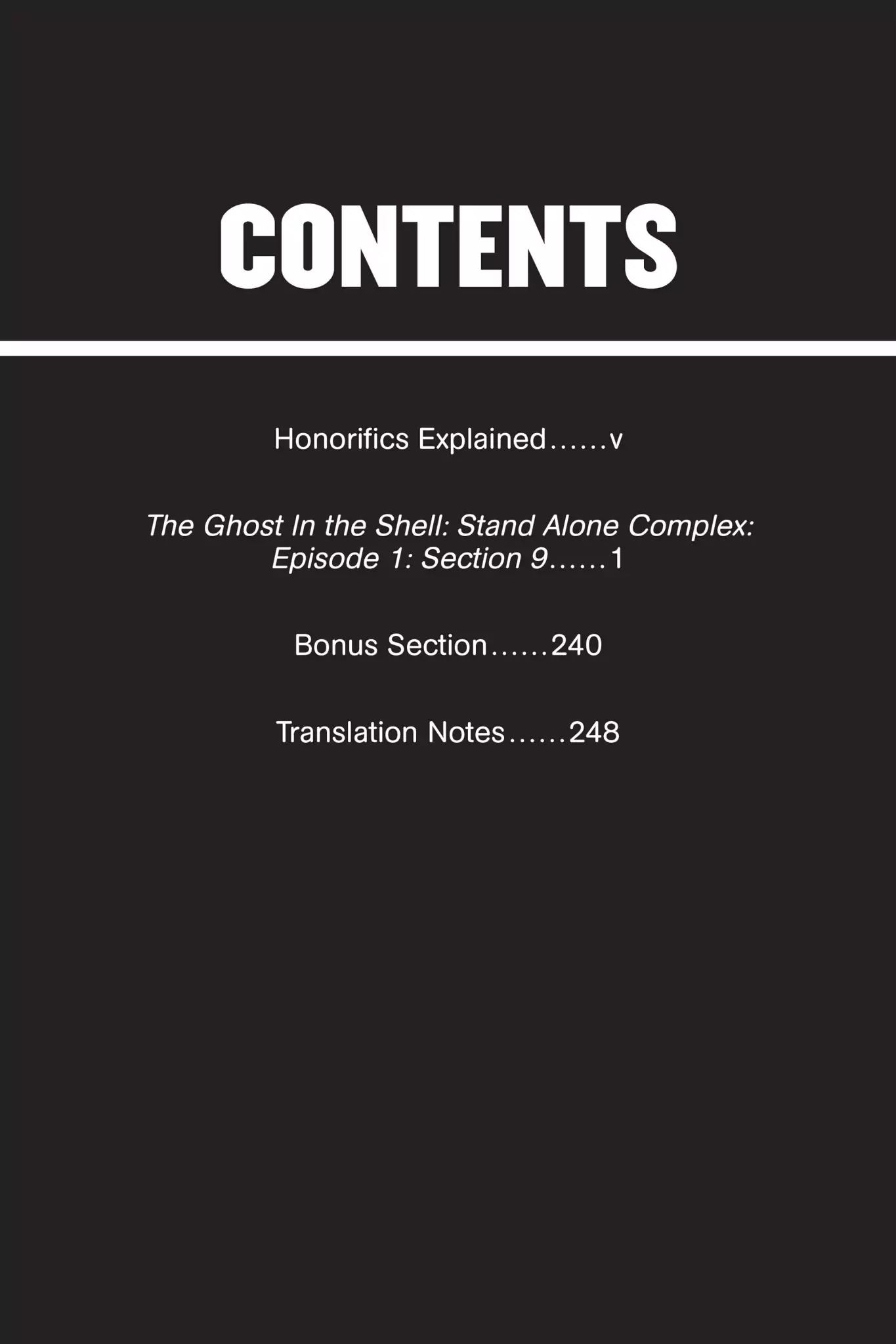 Ghost In The Shell: Stand Alone Complex - Chapter 1: Vol.1 #001: Emergency Meeting