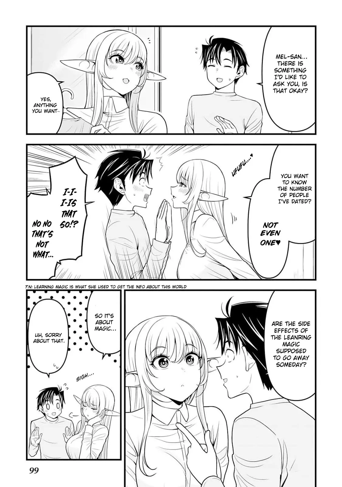 Isekai Kara Elf-San Ga Ochite Kita No Desu Ga!? - Chapter 4