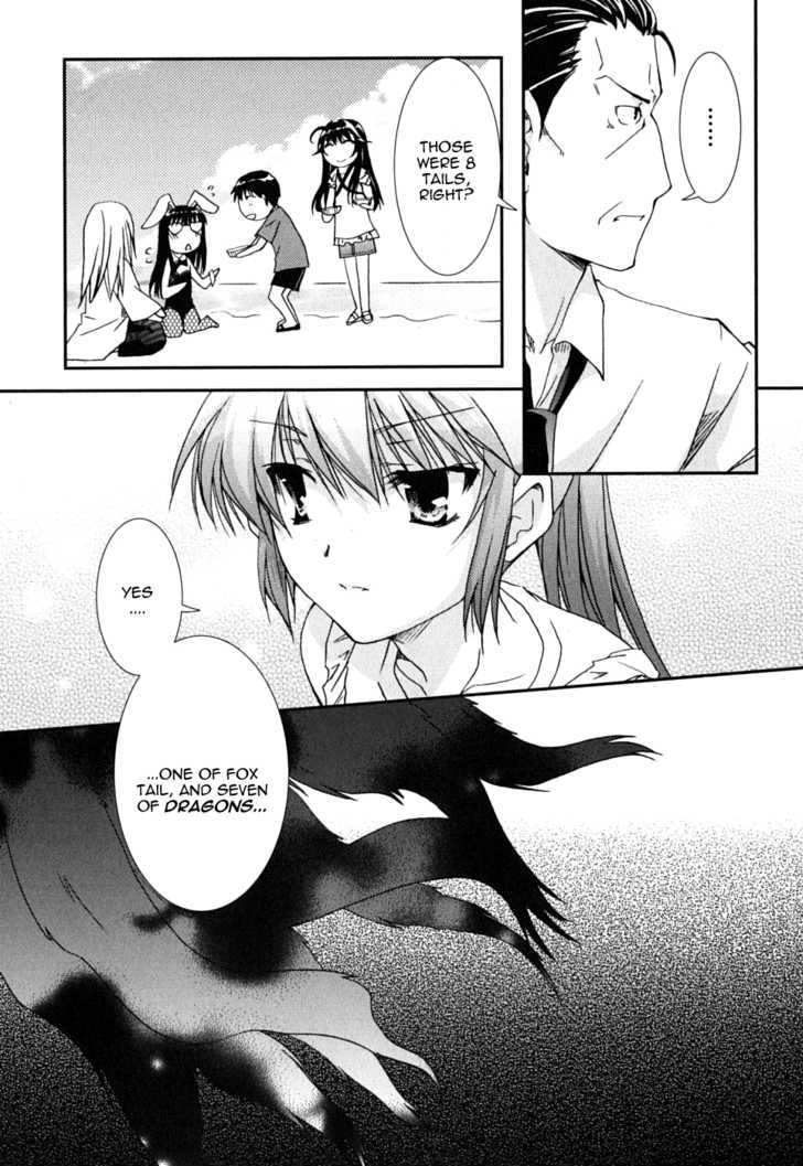 Kanokon - Vol.8 Chapter 40 : The Fight Is Over. The Group Is Stared, And...