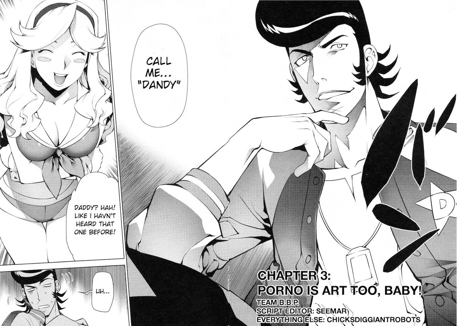 Space Dandy - Vol.1 Chapter 3 : Porno Is Art Too. Baby!