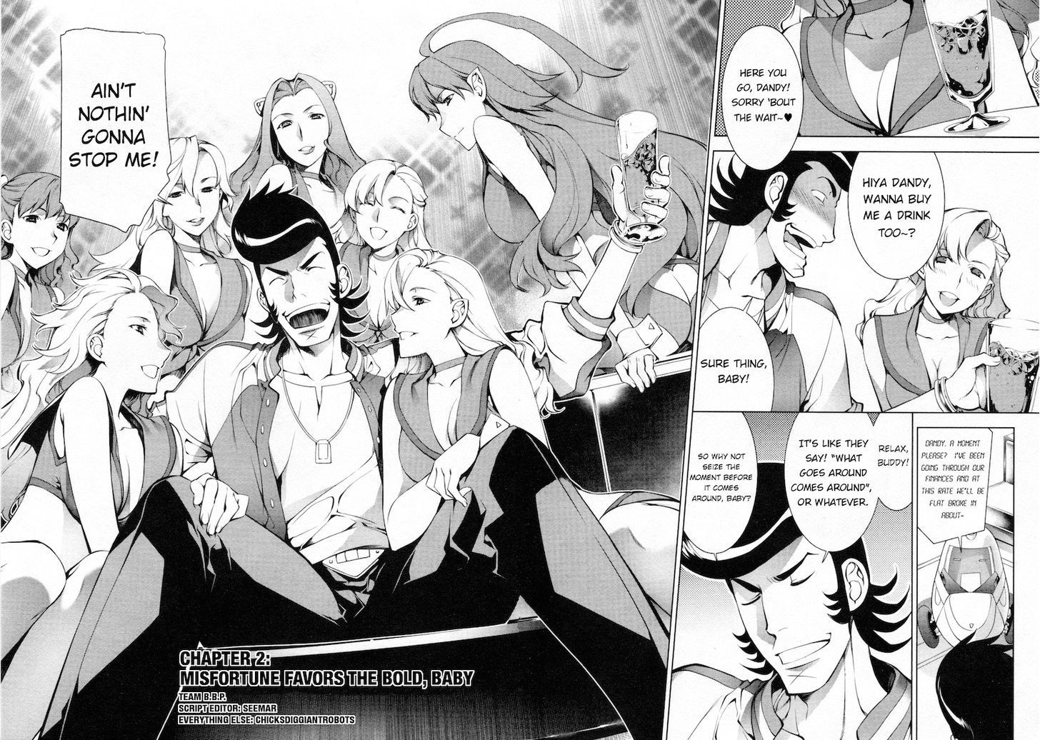 Space Dandy - Vol.1 Chapter 2 : Misfortune Favors The Bold, Baby!