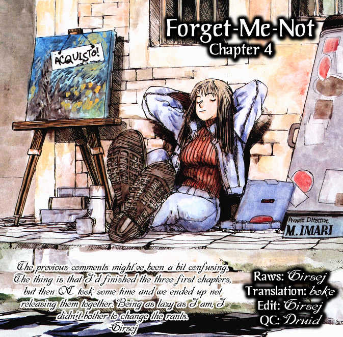 Forget-Me-Not - Vol.1 Chapter 4 : Attachments Are Dangerous