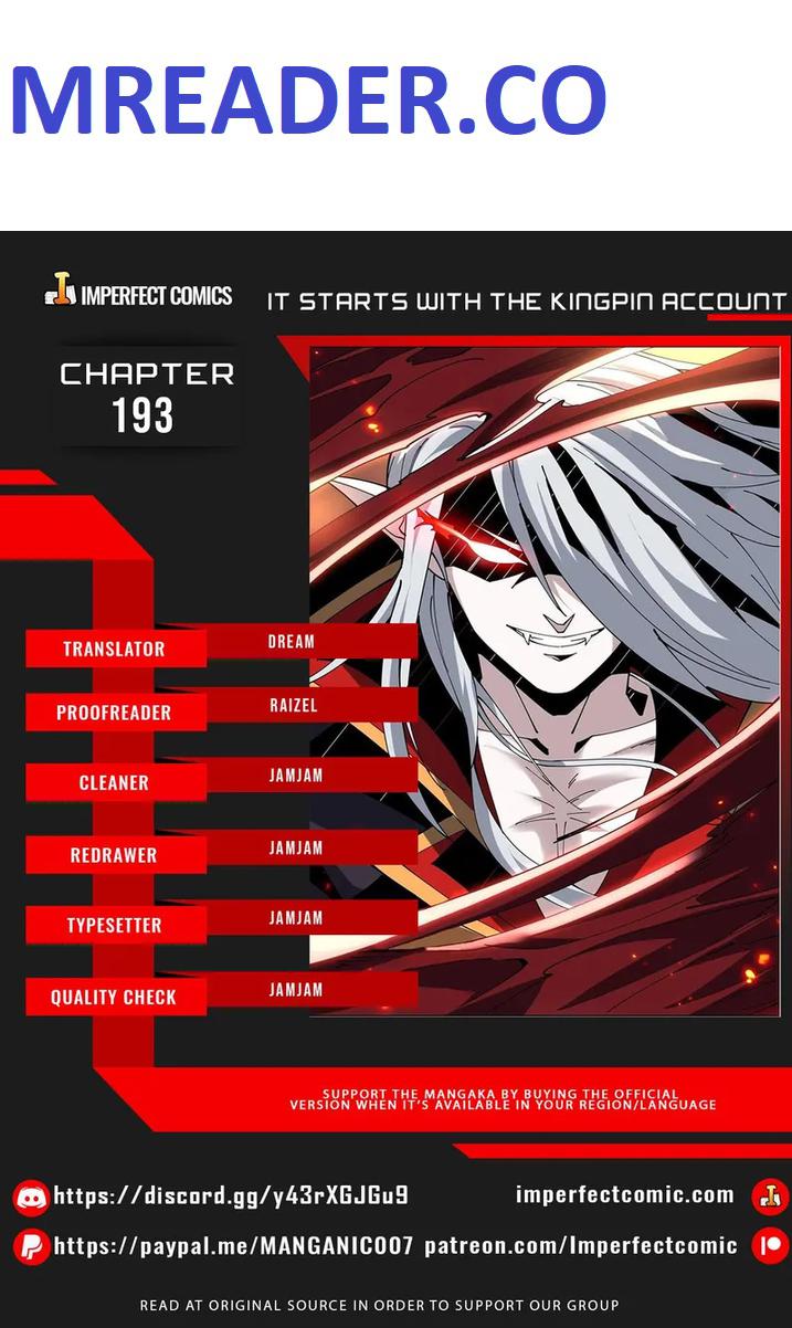 It Starts With A Kingpin Account - Chapter 193