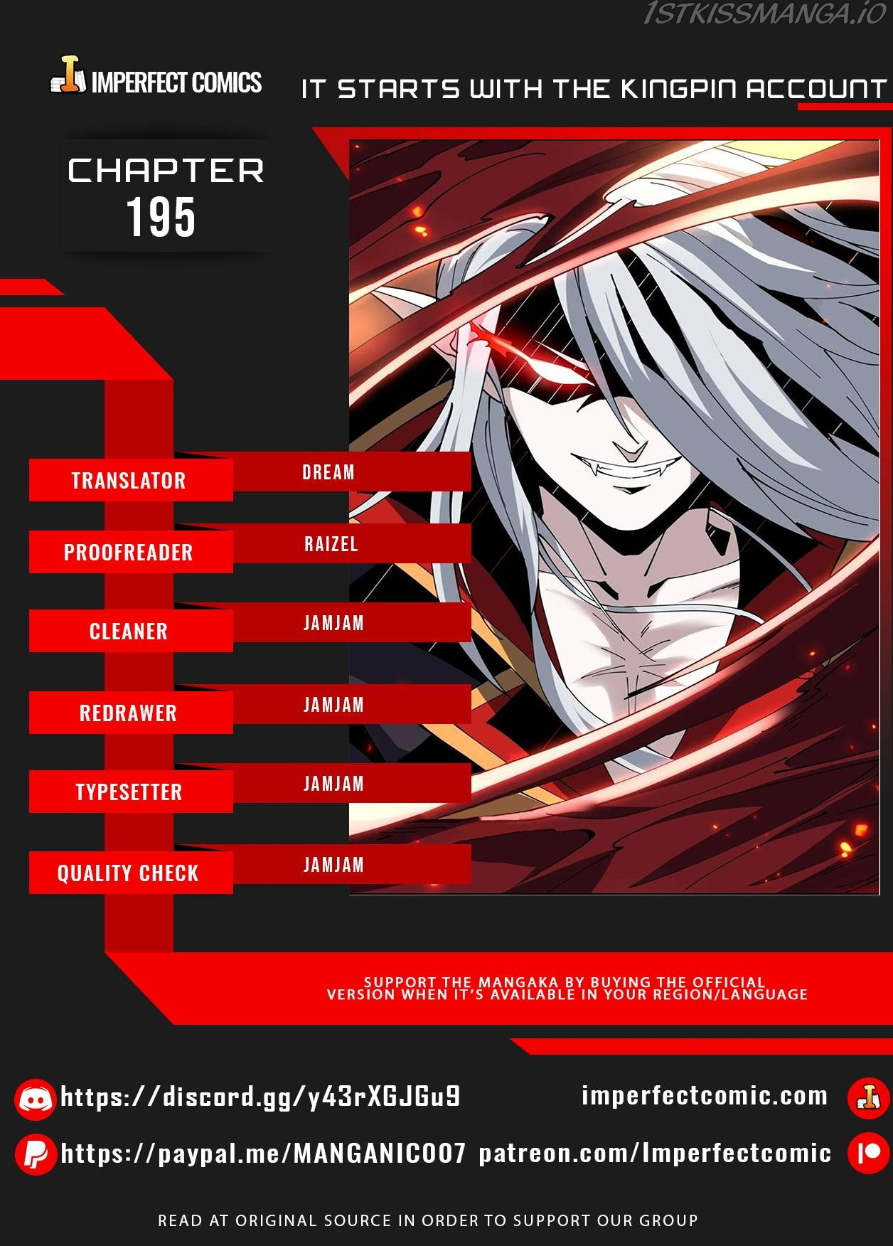 It Starts With A Kingpin Account - Chapter 195