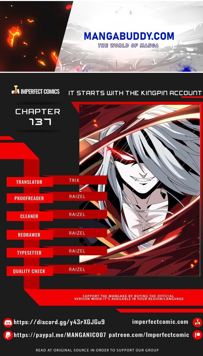 It Starts With A Kingpin Account - Chapter 137