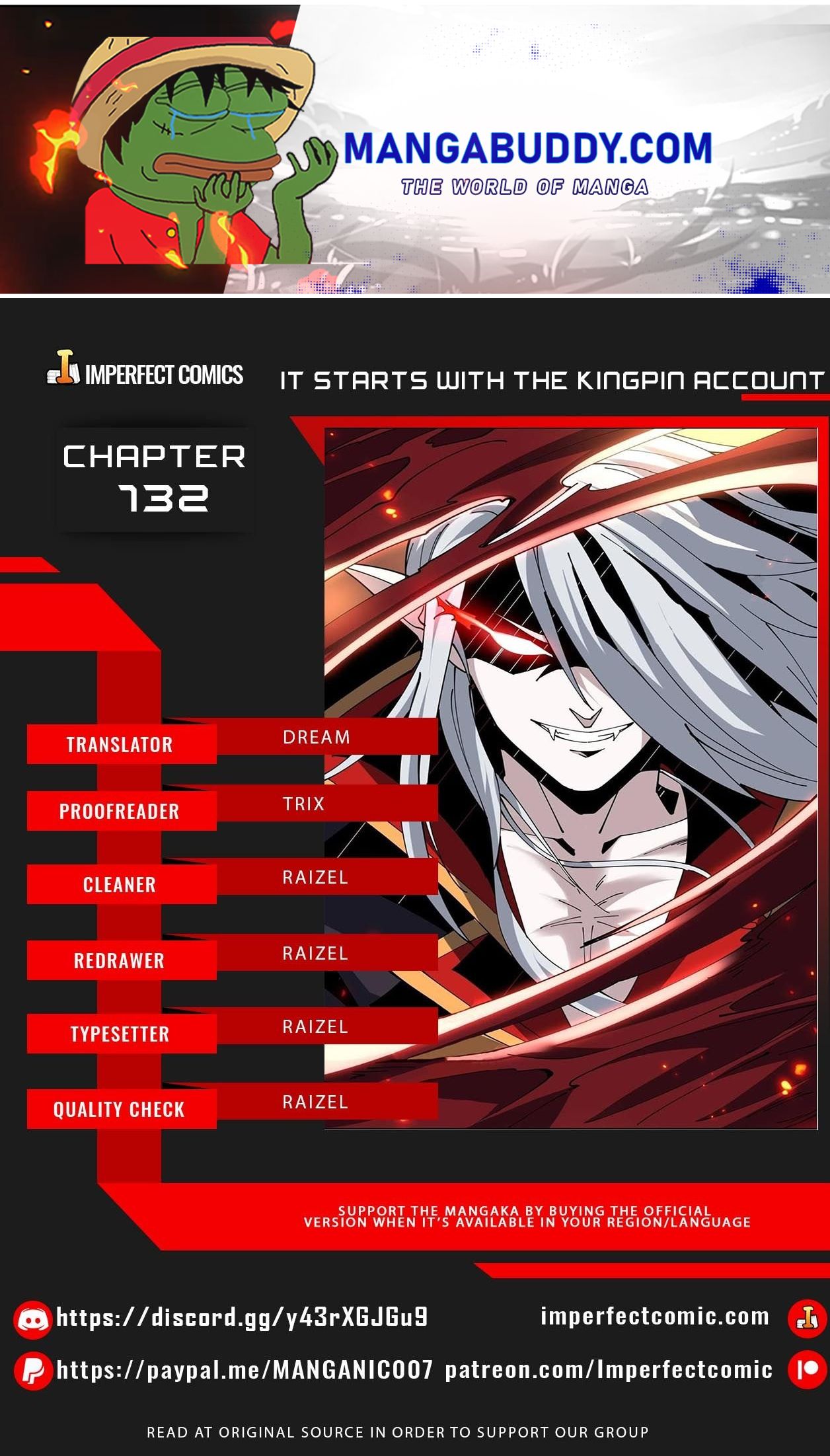 It Starts With A Kingpin Account - Chapter 132