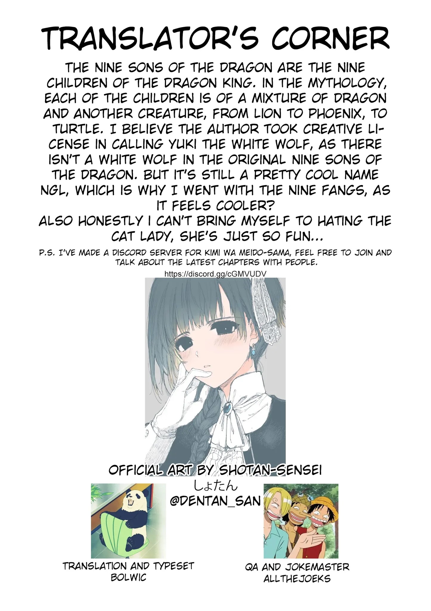 Kimi Wa Meido-Sama - Chapter 13: You Are A Fang