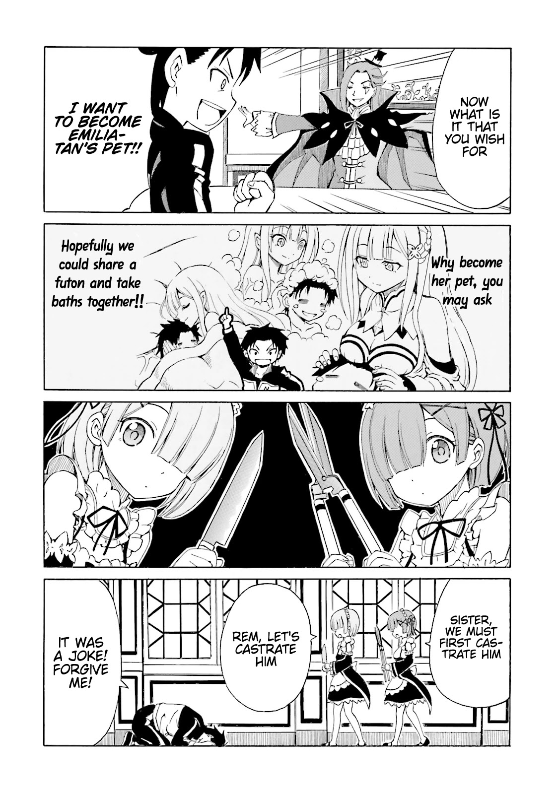 Re:zero Kara Hajimeru Isekai Seikatsu Official Anthology - Chapter 7: Life Full Of Penalties In Another World