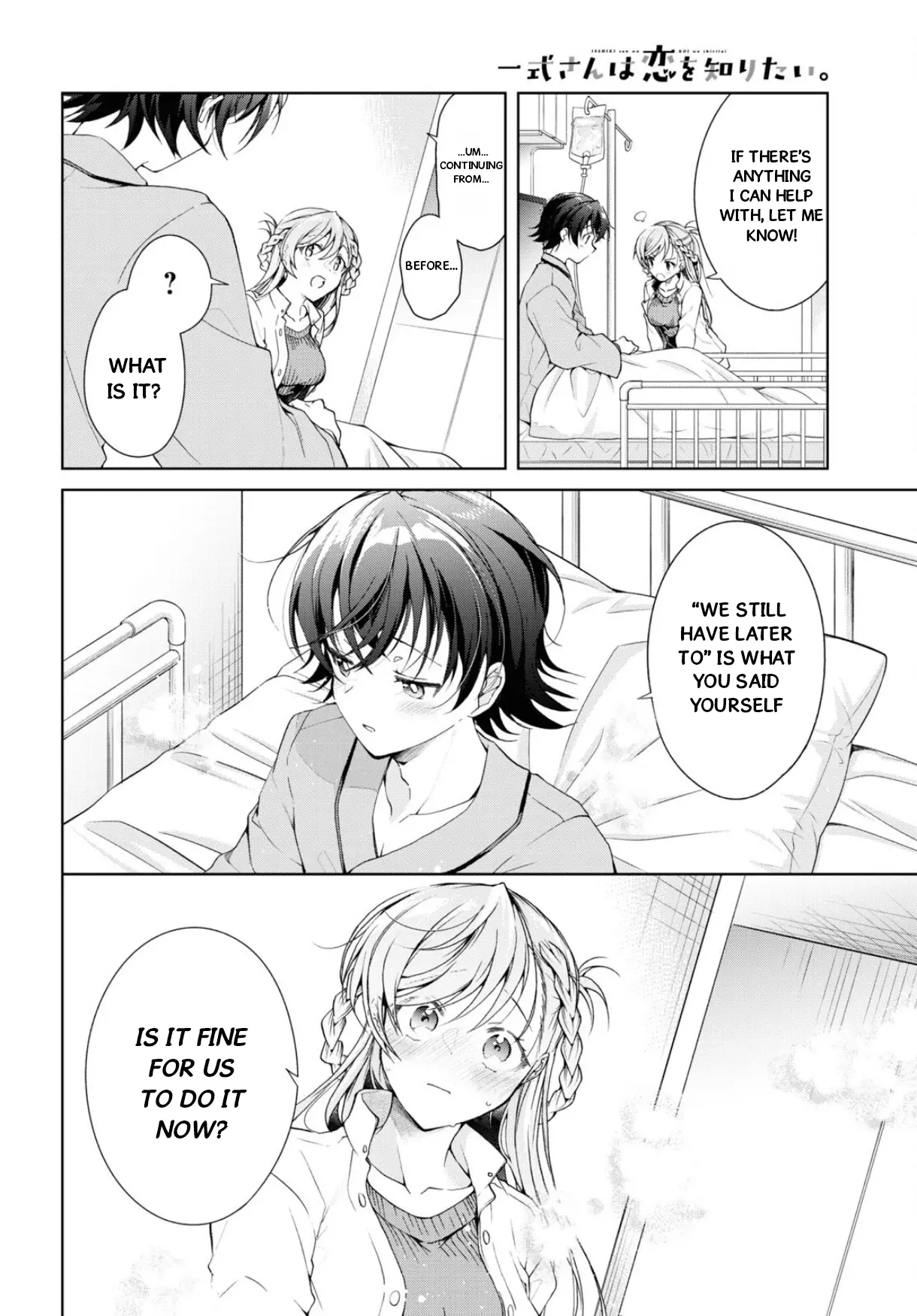 Isshiki-San Wa Koi Wo Shiritai. - Vol.7 Chapter 36: Rokutanda Meishi Perseveres.