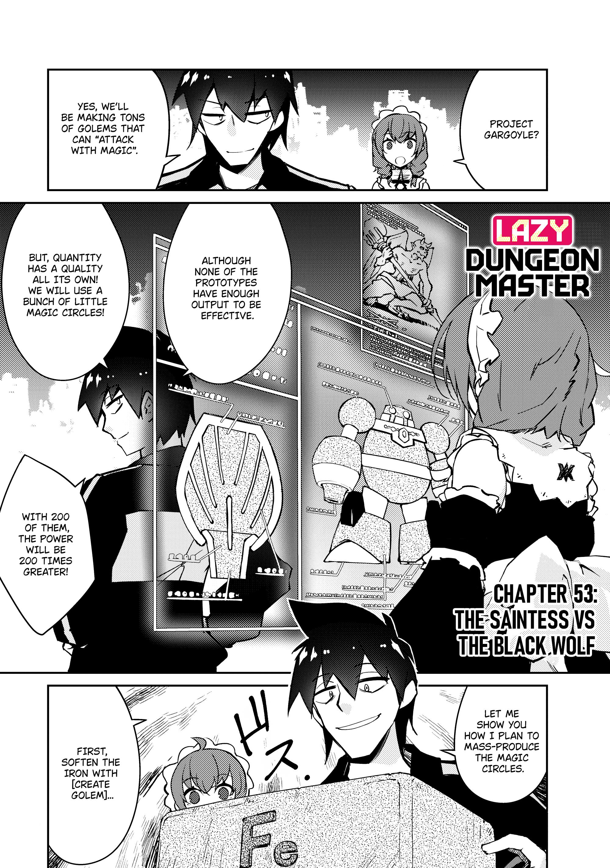 Lazy Dungeon Master - Chapter 53: The Saintess Vs The Black Wolf