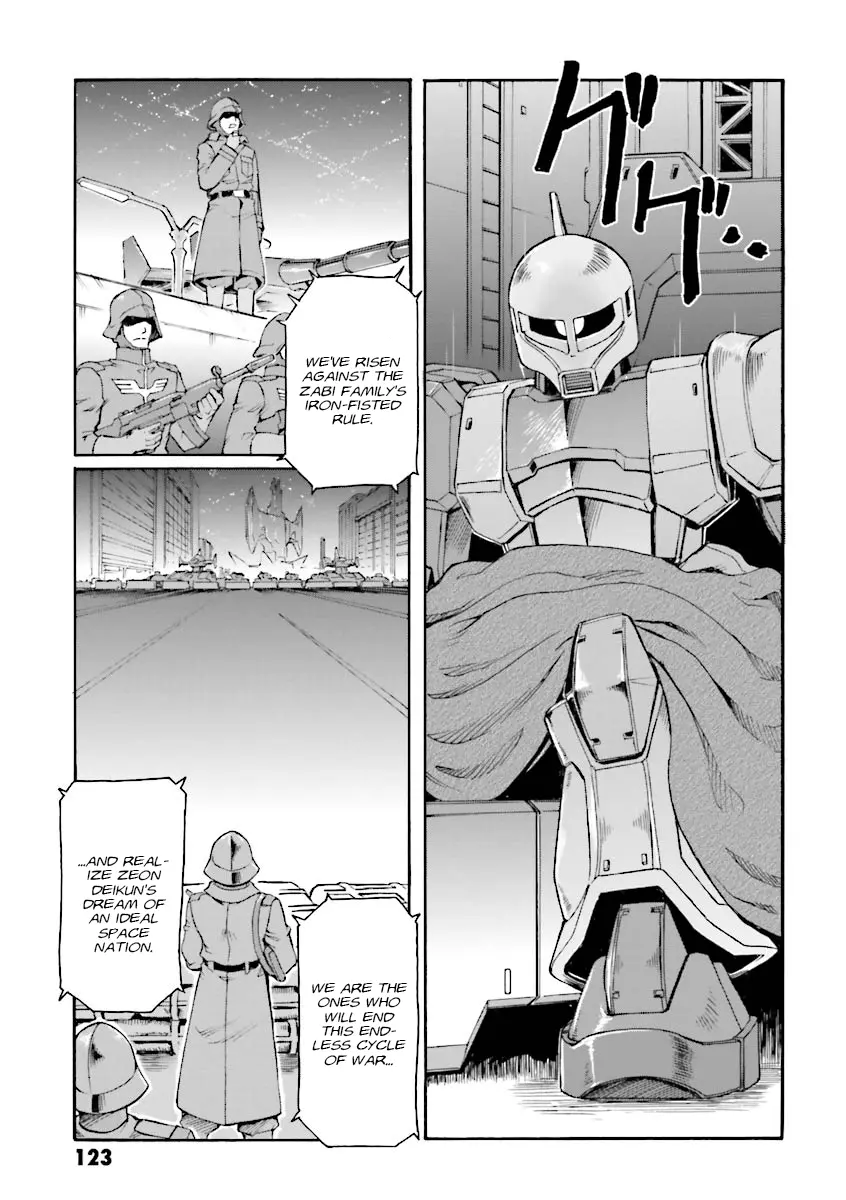 Mobile Suit Gundam Msv-R Legend Of The Universal Century Heroes: The Fabulous Shin Matsunaga - Vol.2 Chapter 11: Instigate