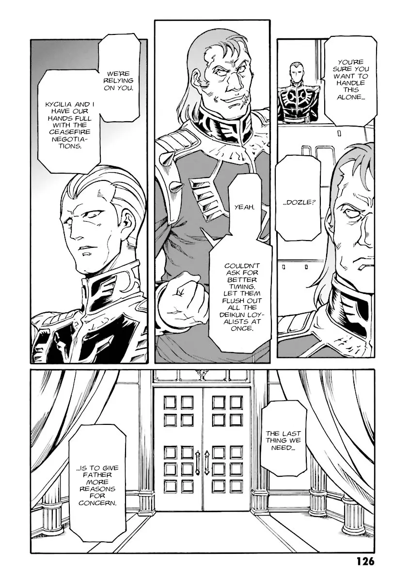 Mobile Suit Gundam Msv-R Legend Of The Universal Century Heroes: The Fabulous Shin Matsunaga - Vol.2 Chapter 11: Instigate