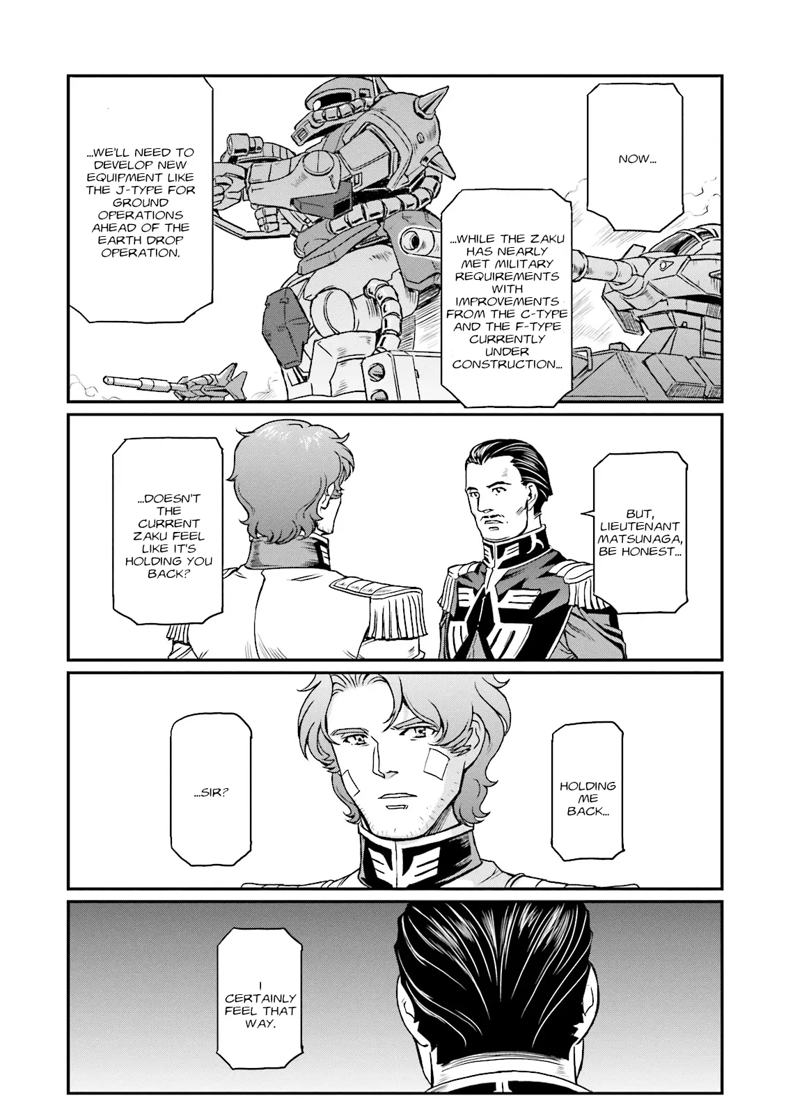 Mobile Suit Gundam Msv-R Legend Of The Universal Century Heroes: The Fabulous Shin Matsunaga - Vol.3 Chapter 15: Persistence