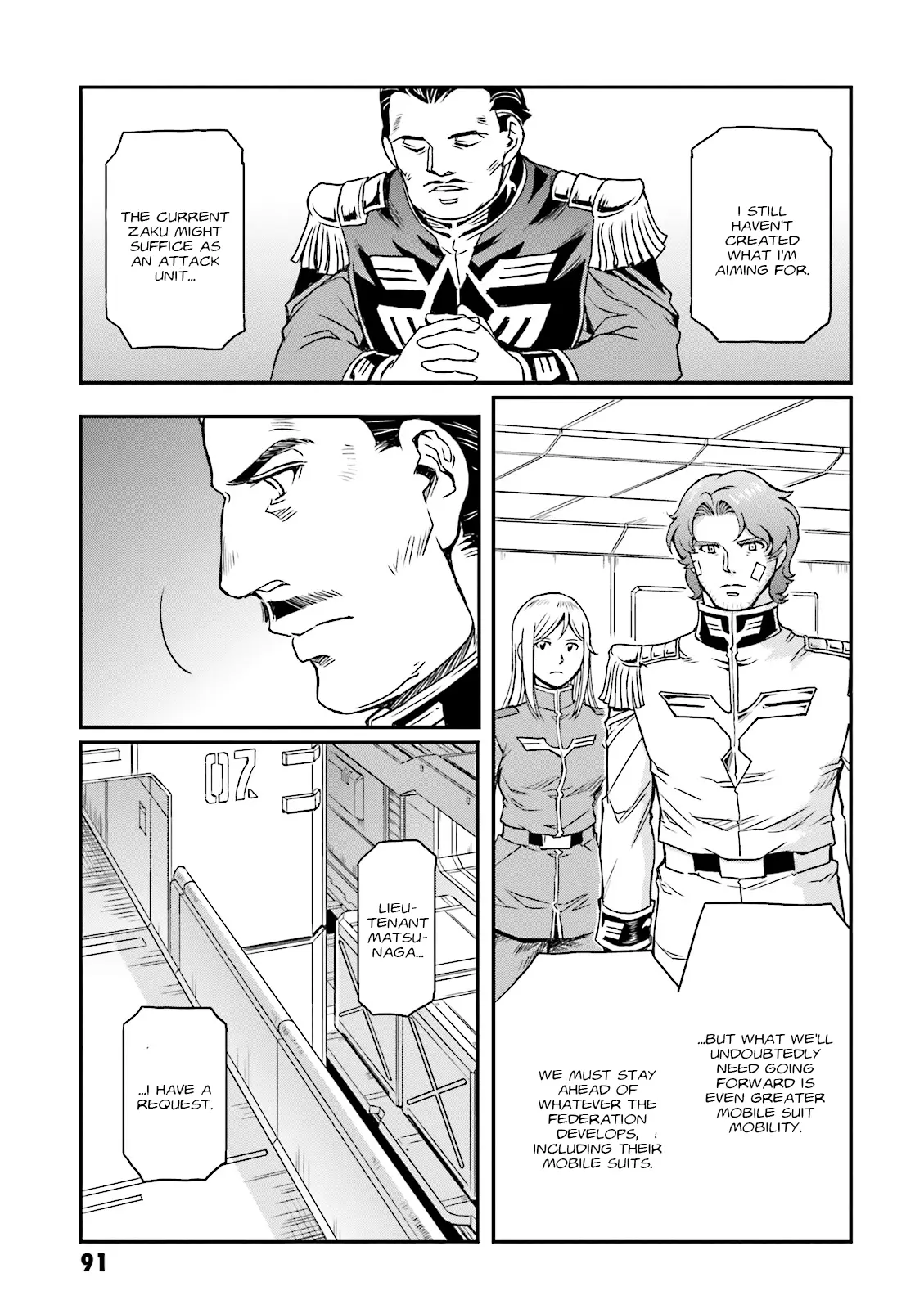 Mobile Suit Gundam Msv-R Legend Of The Universal Century Heroes: The Fabulous Shin Matsunaga - Vol.3 Chapter 15: Persistence