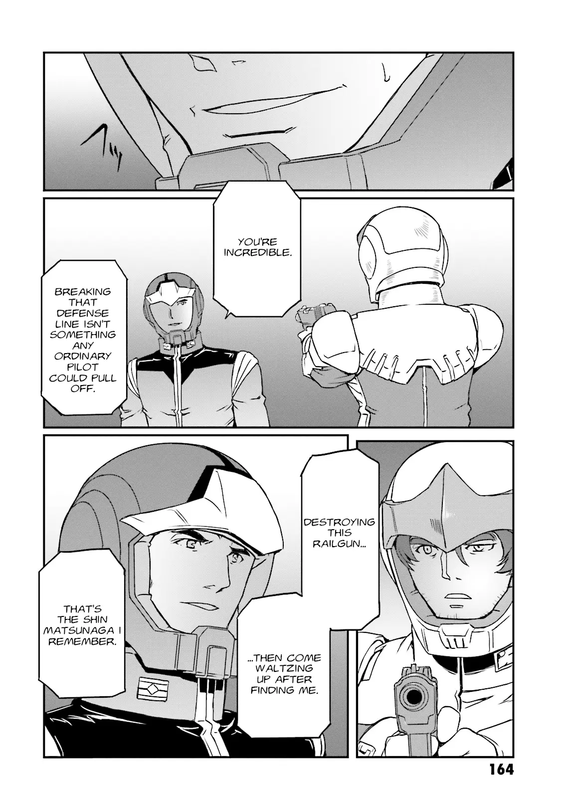 Mobile Suit Gundam Msv-R Legend Of The Universal Century Heroes: The Fabulous Shin Matsunaga - Vol.4 Chapter 23: Struggle