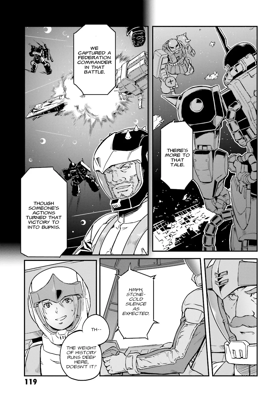 Mobile Suit Gundam Msv-R Legend Of The Universal Century Heroes: The Fabulous Shin Matsunaga - Vol.4 Chapter 22: Inferno