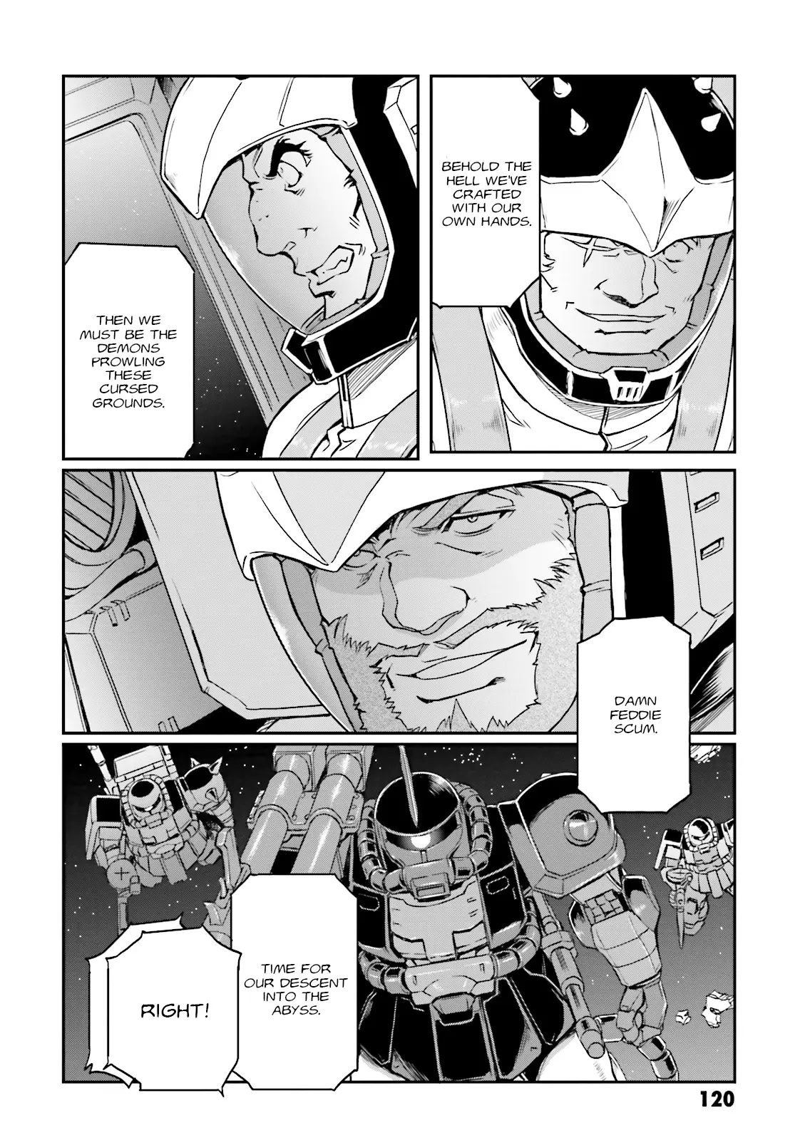 Mobile Suit Gundam Msv-R Legend Of The Universal Century Heroes: The Fabulous Shin Matsunaga - Vol.4 Chapter 22: Inferno