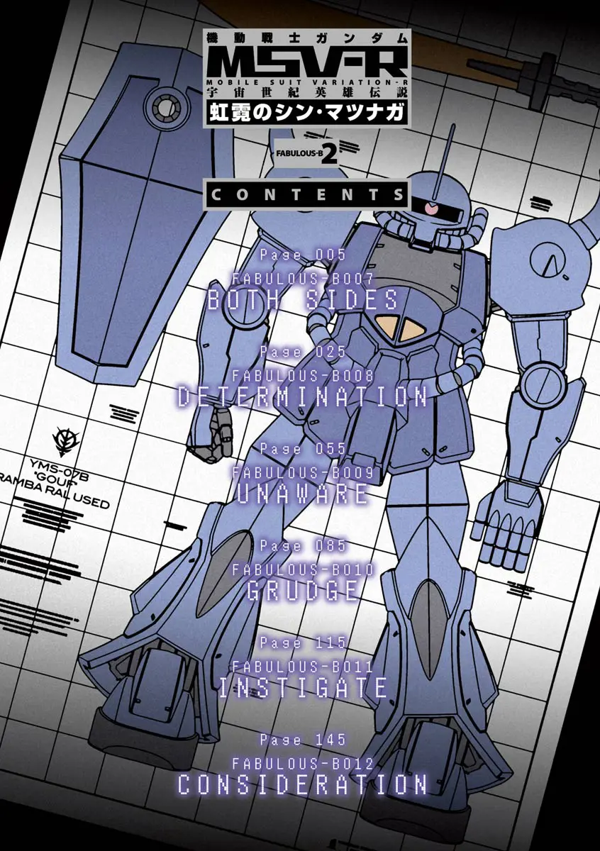 Mobile Suit Gundam Msv-R Legend Of The Universal Century Heroes: The Fabulous Shin Matsunaga - Vol.2 Chapter 7: Both Sides