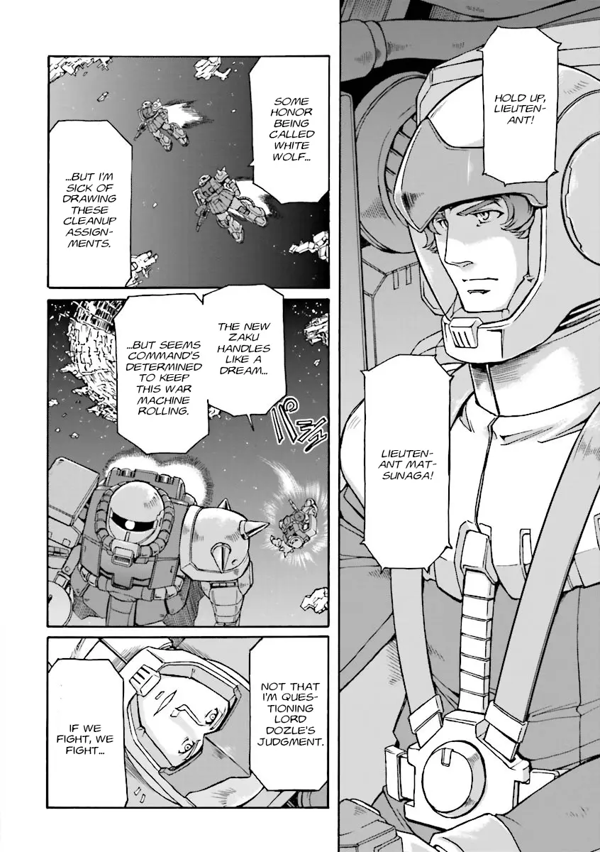 Mobile Suit Gundam Msv-R Legend Of The Universal Century Heroes: The Fabulous Shin Matsunaga - Vol.2 Chapter 7: Both Sides