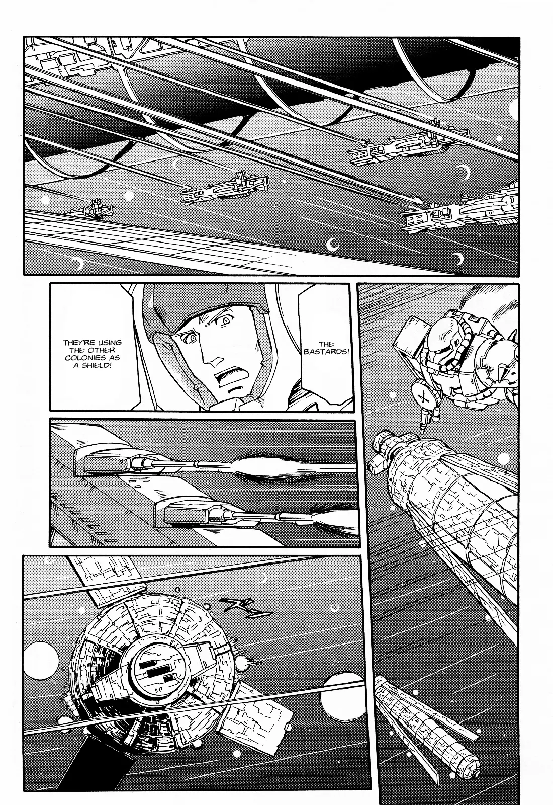 Mobile Suit Gundam Msv-R Legend Of The Universal Century Heroes: The Fabulous Shin Matsunaga - Vol.1 Chapter 5: Slaughter