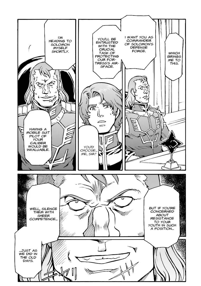 Mobile Suit Gundam Msv-R Legend Of The Universal Century Heroes: The Fabulous Shin Matsunaga - Vol.2 Chapter 8: Determination