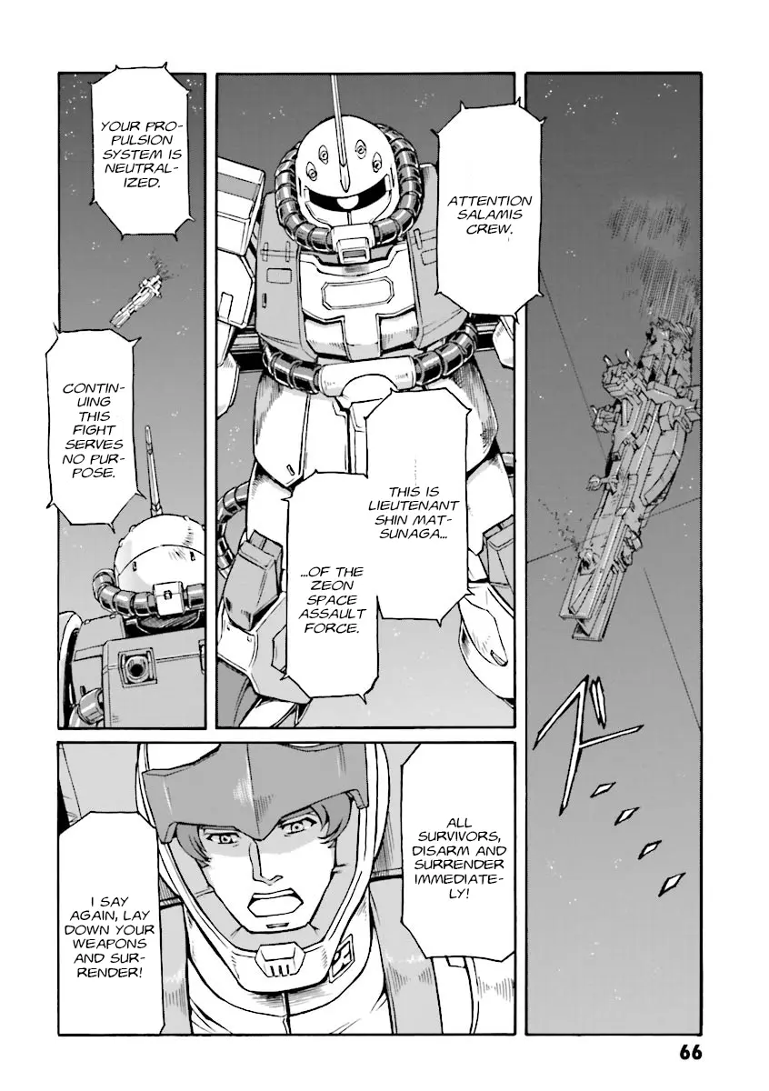 Mobile Suit Gundam Msv-R Legend Of The Universal Century Heroes: The Fabulous Shin Matsunaga - Vol.2 Chapter 9: Unaware