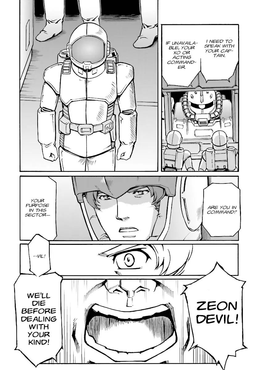 Mobile Suit Gundam Msv-R Legend Of The Universal Century Heroes: The Fabulous Shin Matsunaga - Vol.2 Chapter 9: Unaware