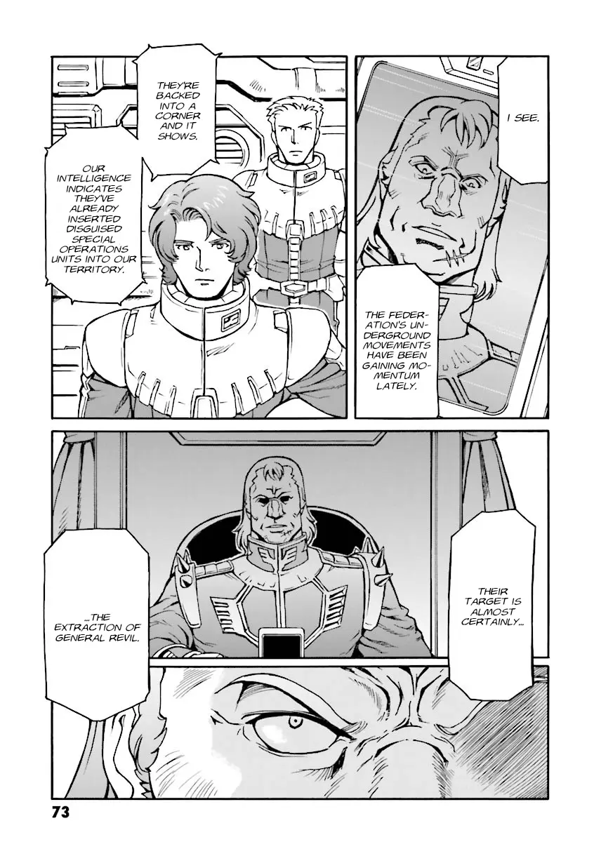 Mobile Suit Gundam Msv-R Legend Of The Universal Century Heroes: The Fabulous Shin Matsunaga - Vol.2 Chapter 9: Unaware