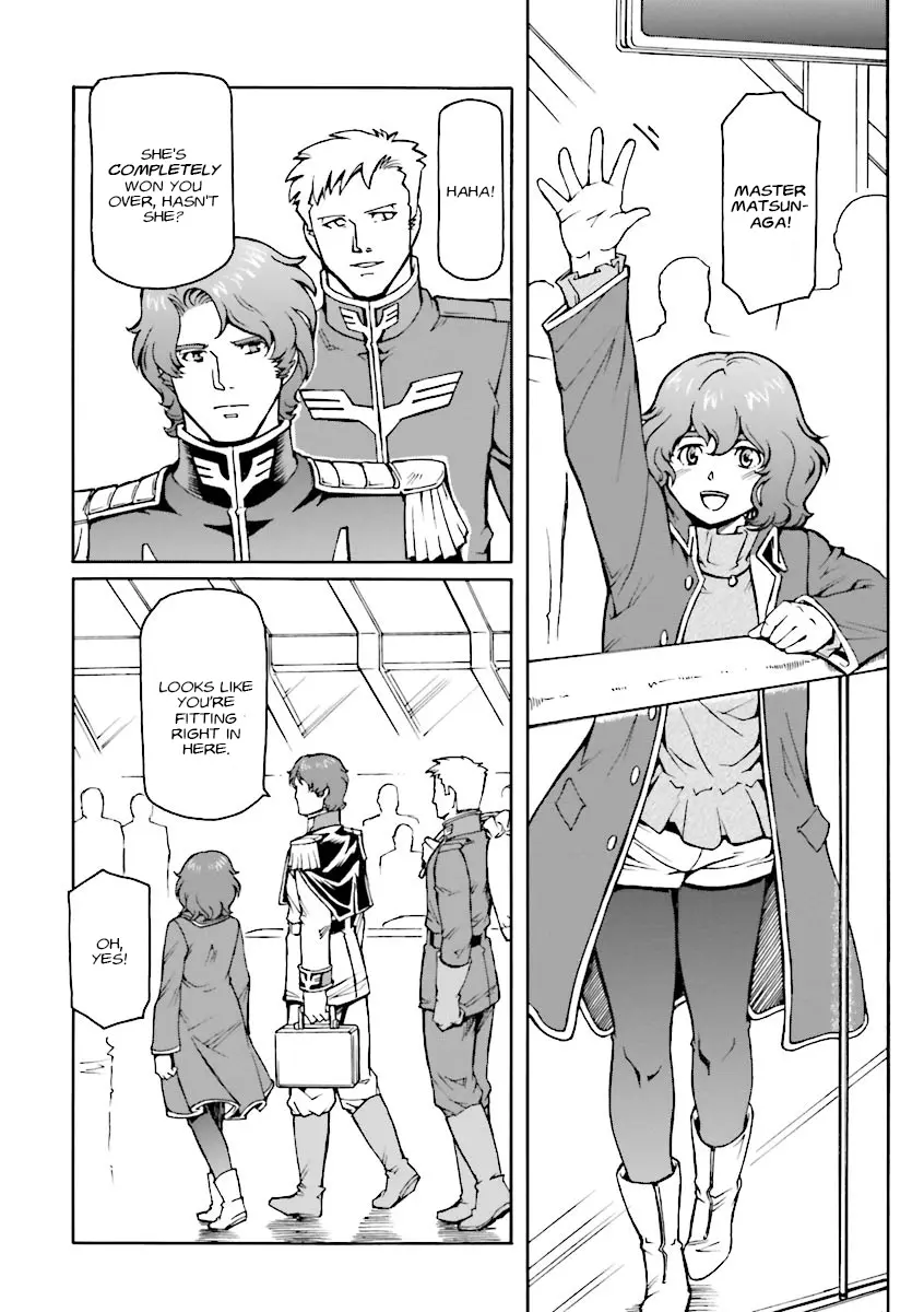 Mobile Suit Gundam Msv-R Legend Of The Universal Century Heroes: The Fabulous Shin Matsunaga - Vol.2 Chapter 9: Unaware