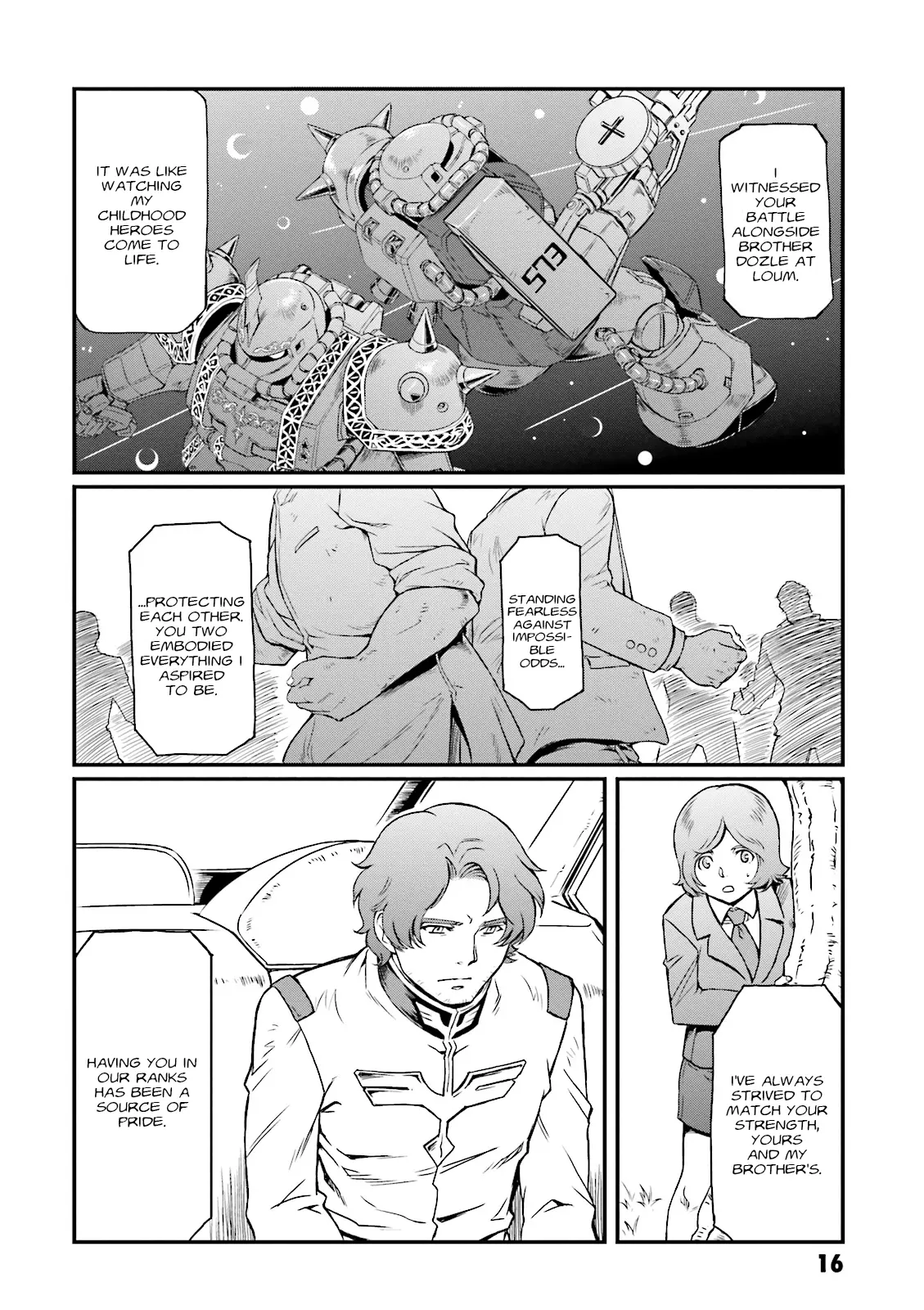 Mobile Suit Gundam Msv-R Legend Of The Universal Century Heroes: The Fabulous Shin Matsunaga - Vol.3 Chapter 13: Adrift