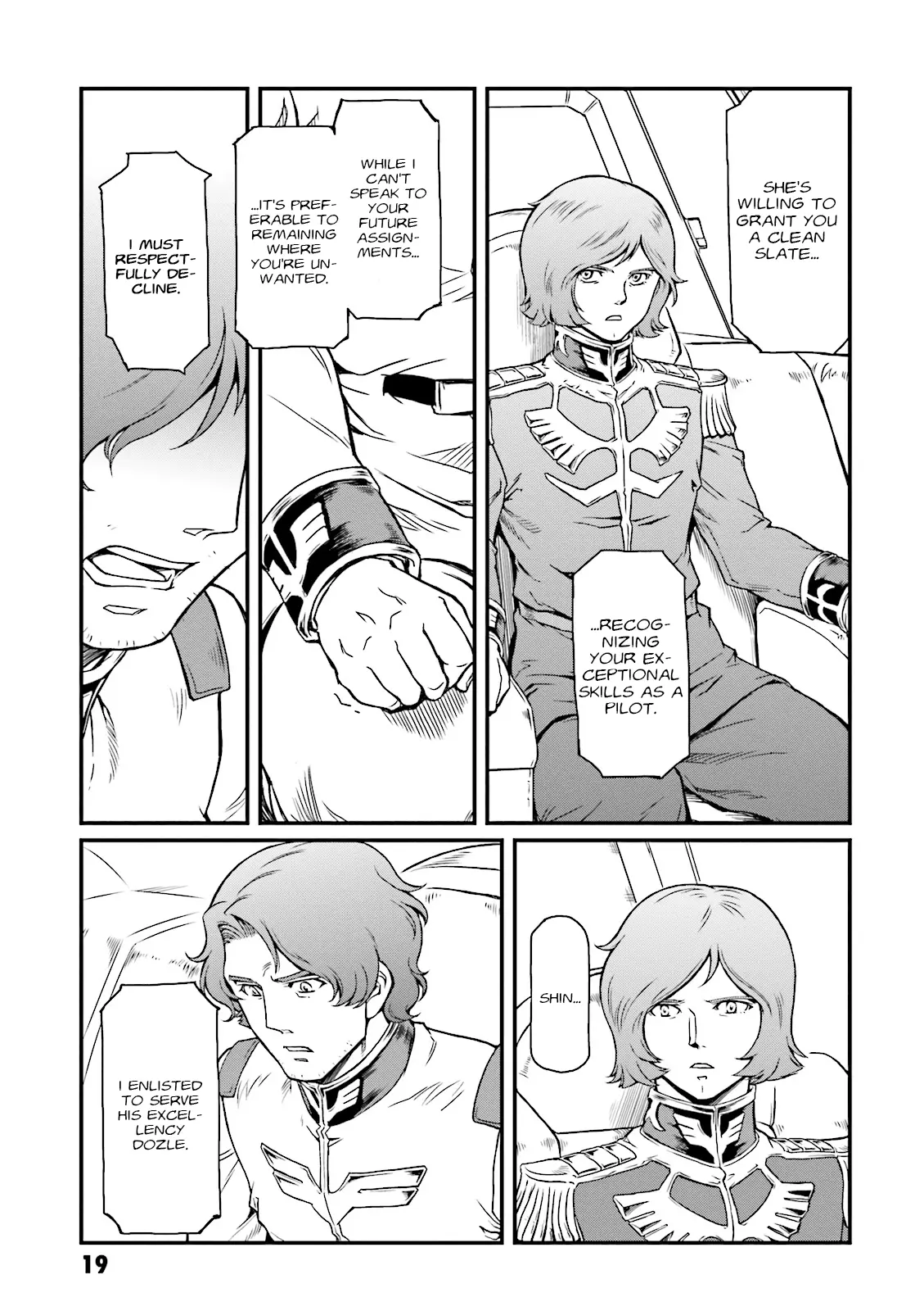 Mobile Suit Gundam Msv-R Legend Of The Universal Century Heroes: The Fabulous Shin Matsunaga - Vol.3 Chapter 13: Adrift