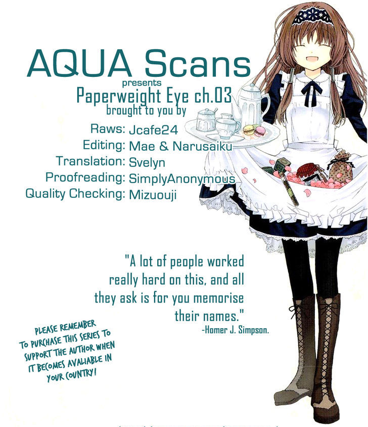 Paperweight Eye - Vol.1 Chapter 3 : Rain