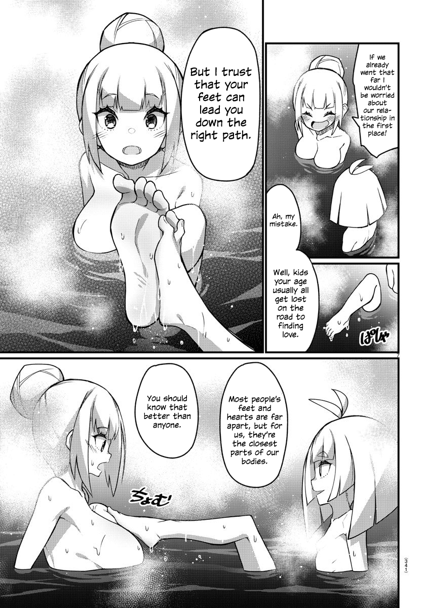 Ashigei Shoujo Komura-San - Chapter 45: Step 45: Hot Springs