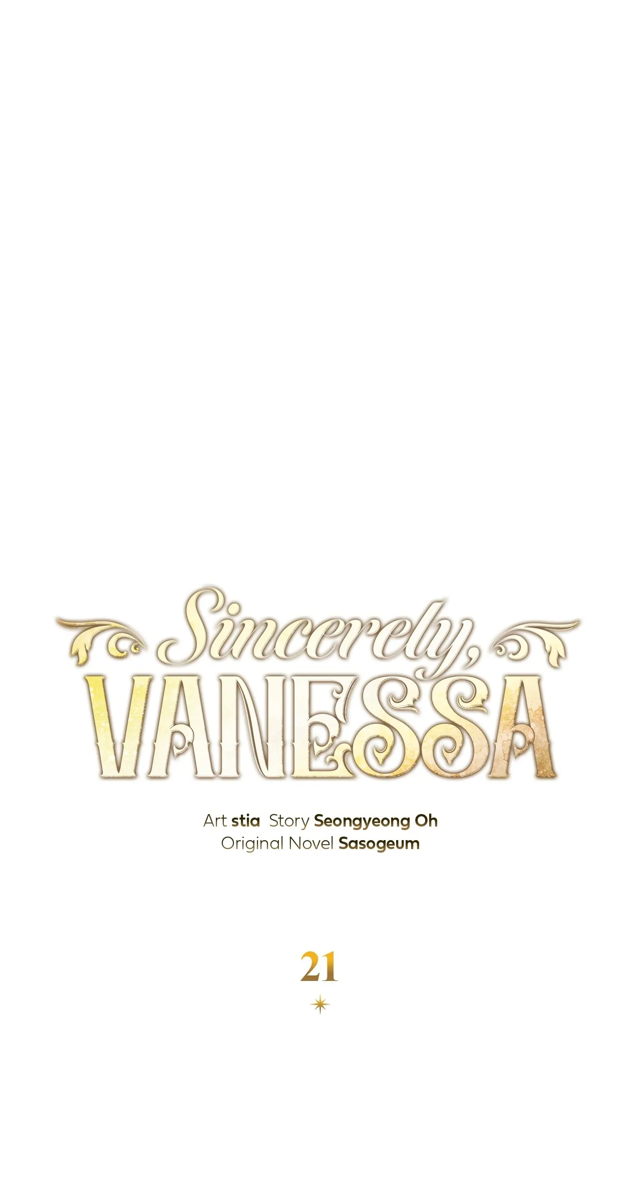 Sincerely, Vanessa - Chapter 21