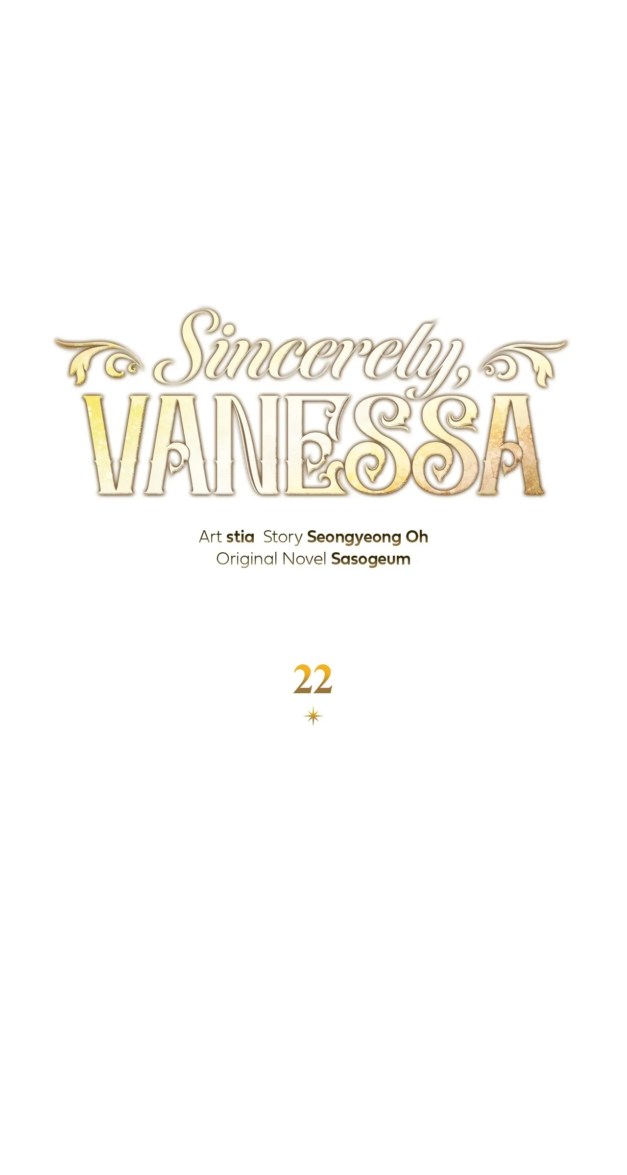 Sincerely, Vanessa - Chapter 22