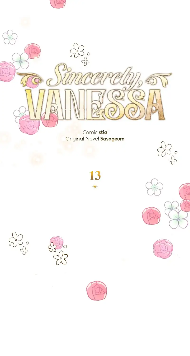 Sincerely, Vanessa - Chapter 13