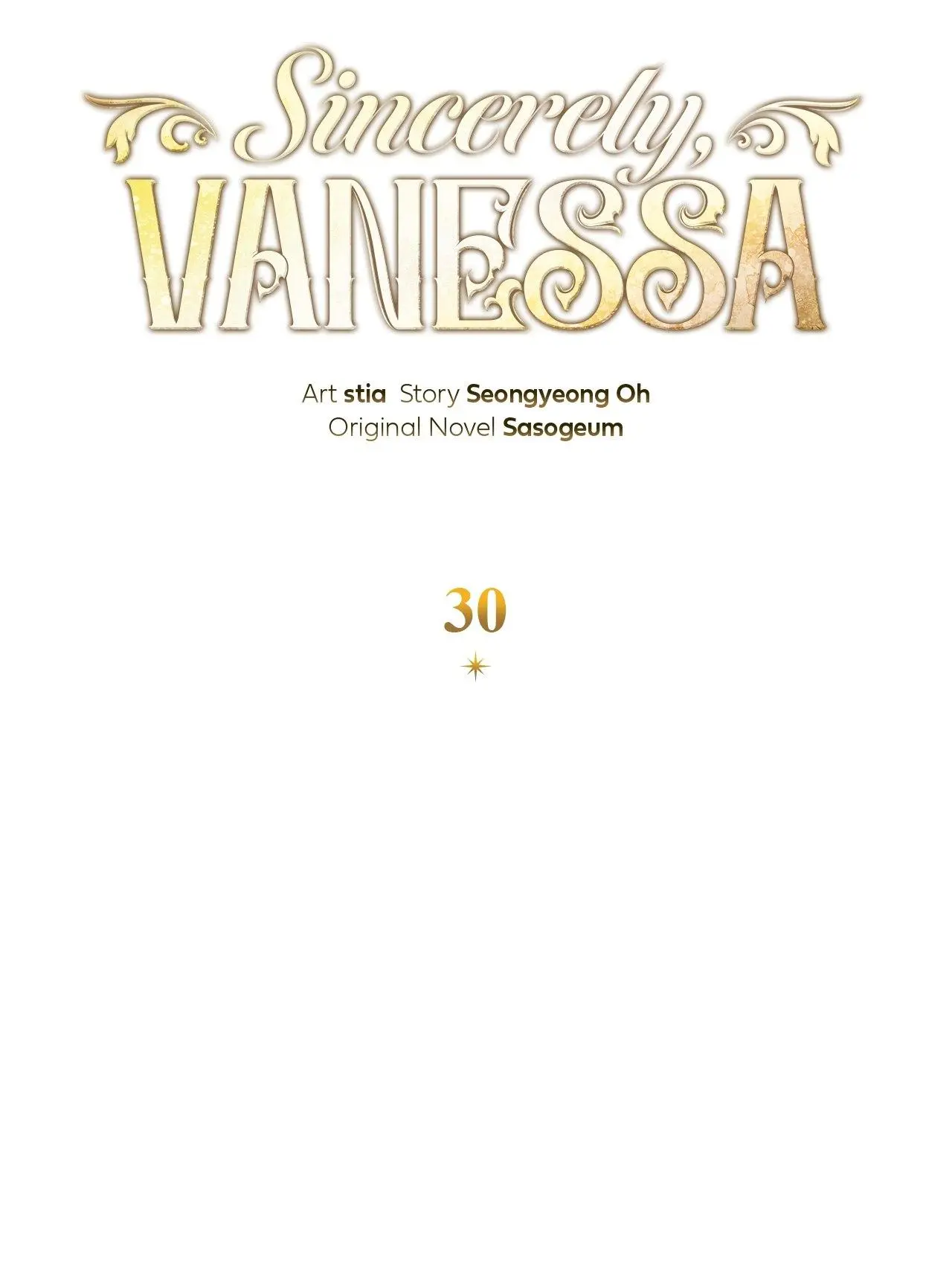 Sincerely, Vanessa - Chapter 30