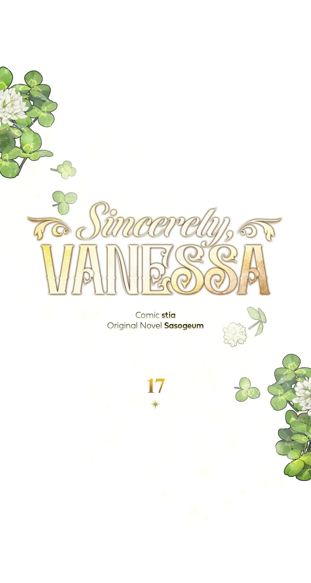 Sincerely, Vanessa - Chapter 17