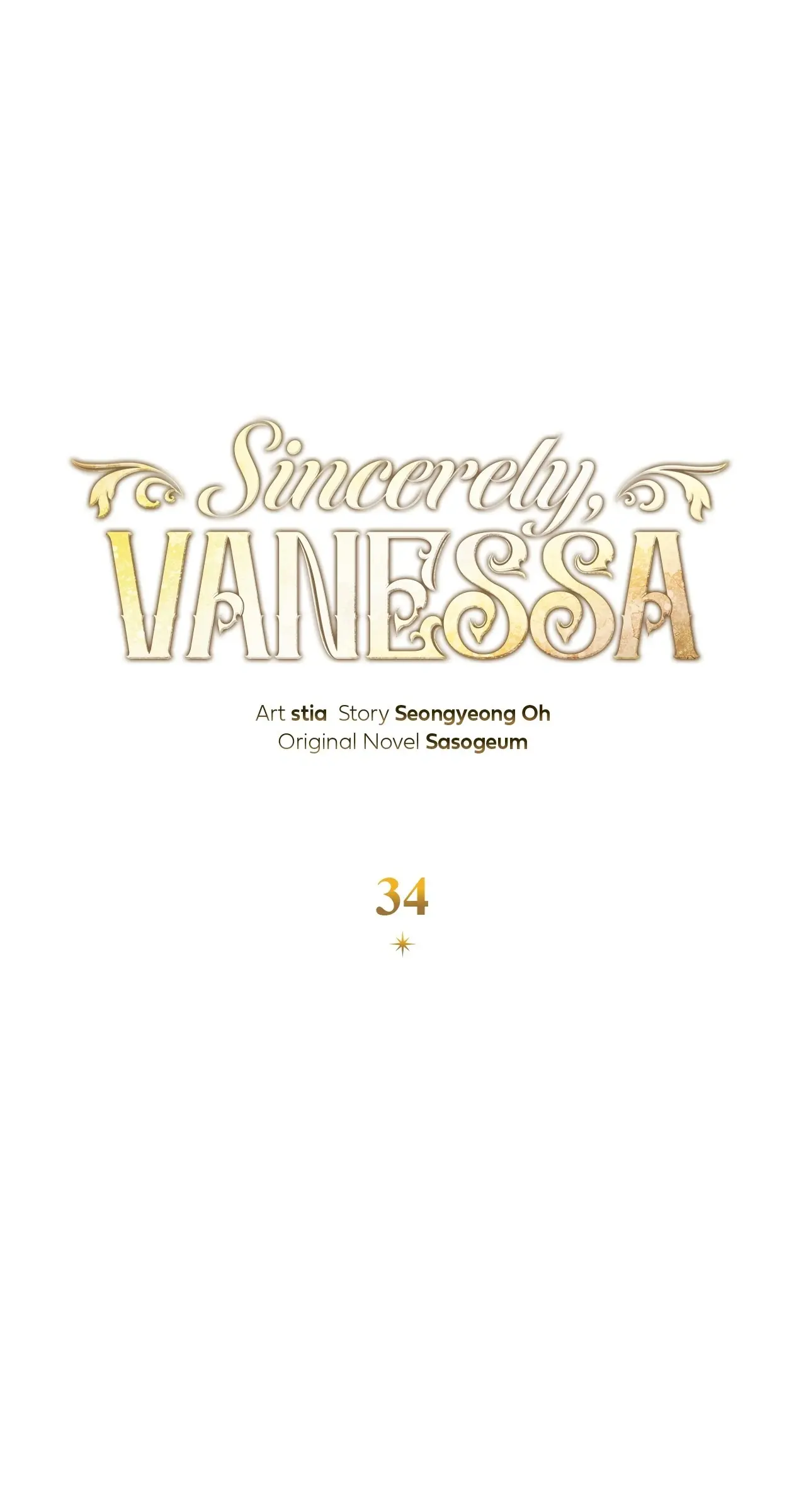 Sincerely, Vanessa - Chapter 34