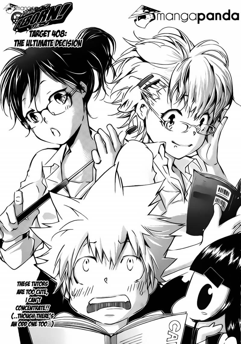 Kateikyoushi Hitman Reborn! - Chapter 408 : The Ultimate Decision