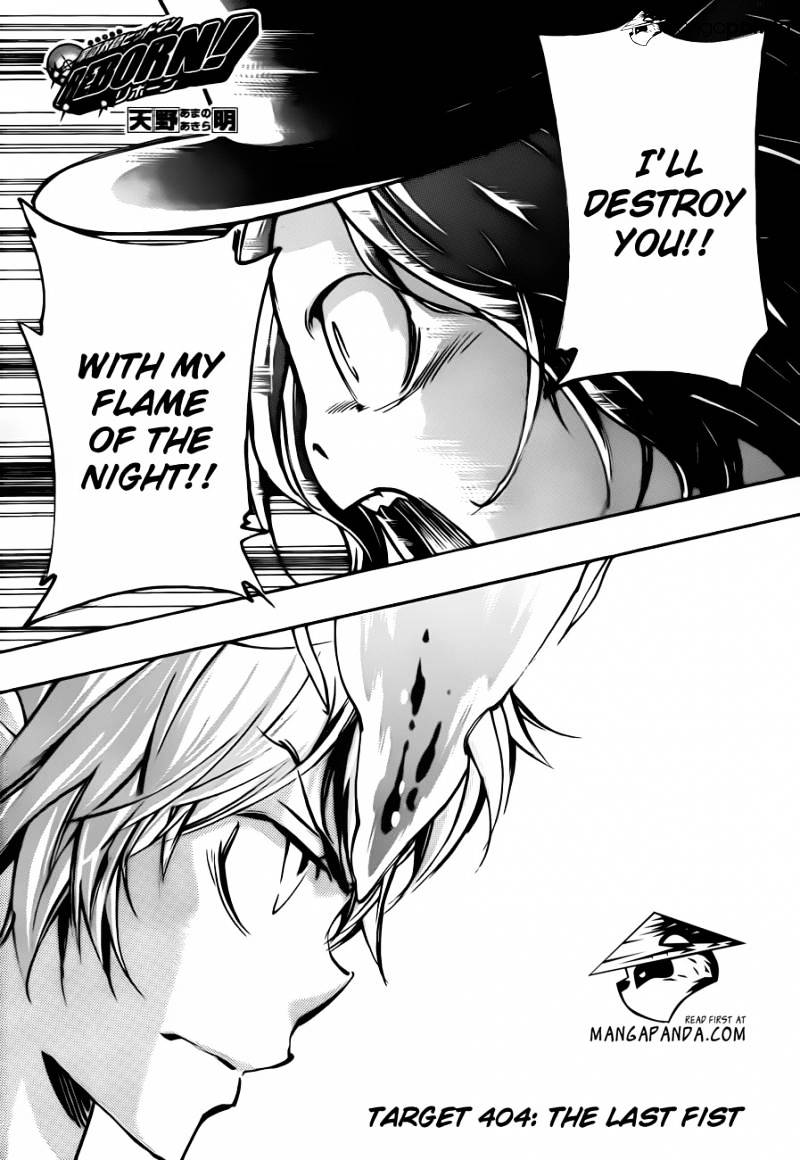 Kateikyoushi Hitman Reborn! - Chapter 404 : The Last Fist