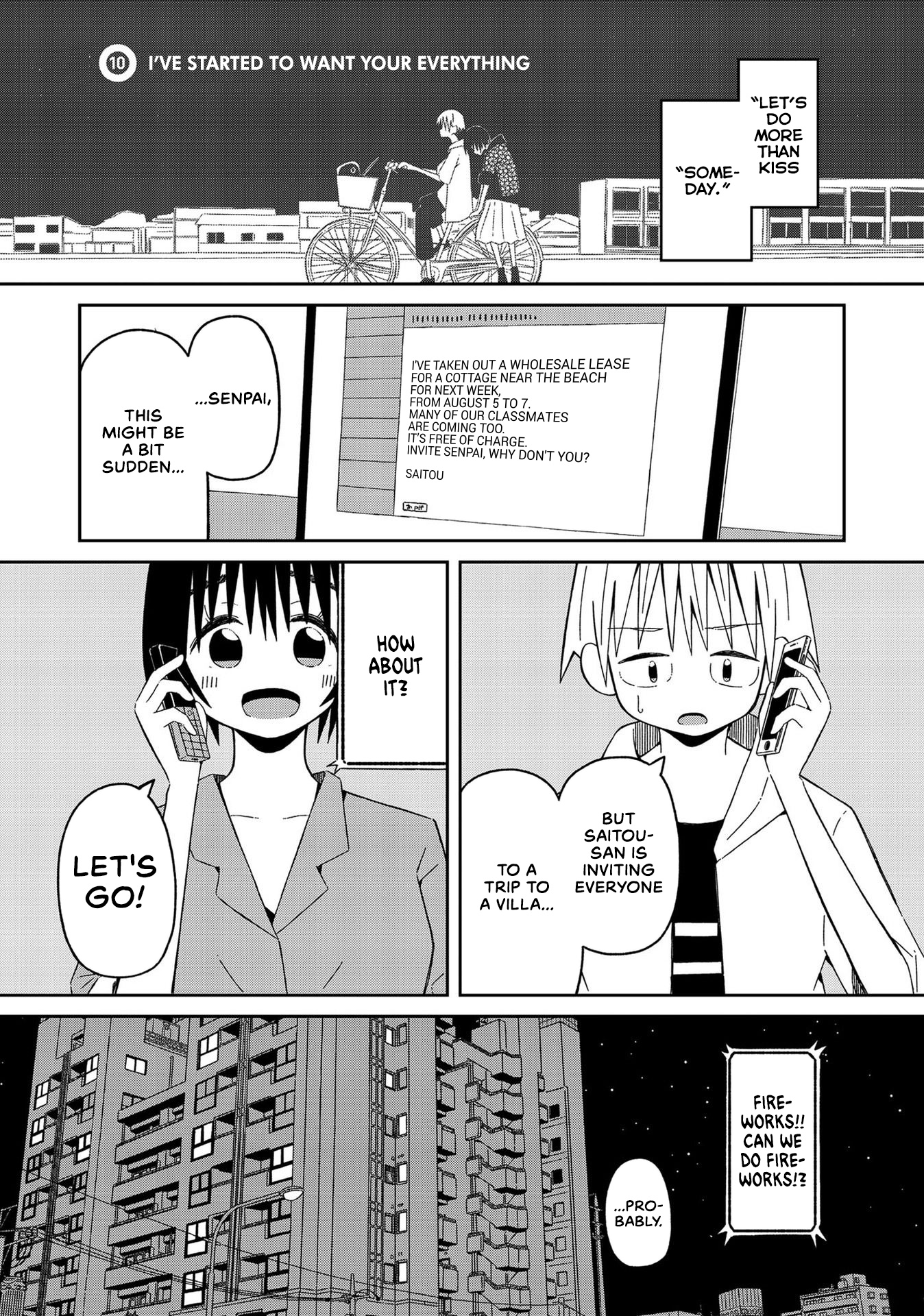 Supernova Wa Kiss No Mae Ni - Vol.2 Chapter 10: I've Started To Want Your Everything