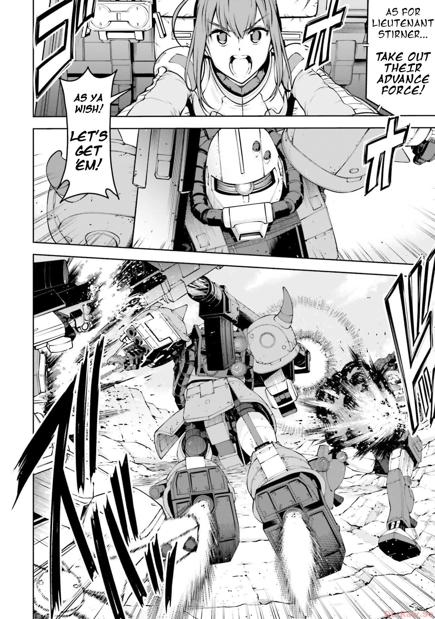 Mobile Suit Gundam: Battle Operation Code Fairy - Vol.1 Chapter 4: Lieutenant Barbara's Doctrine (Part One)