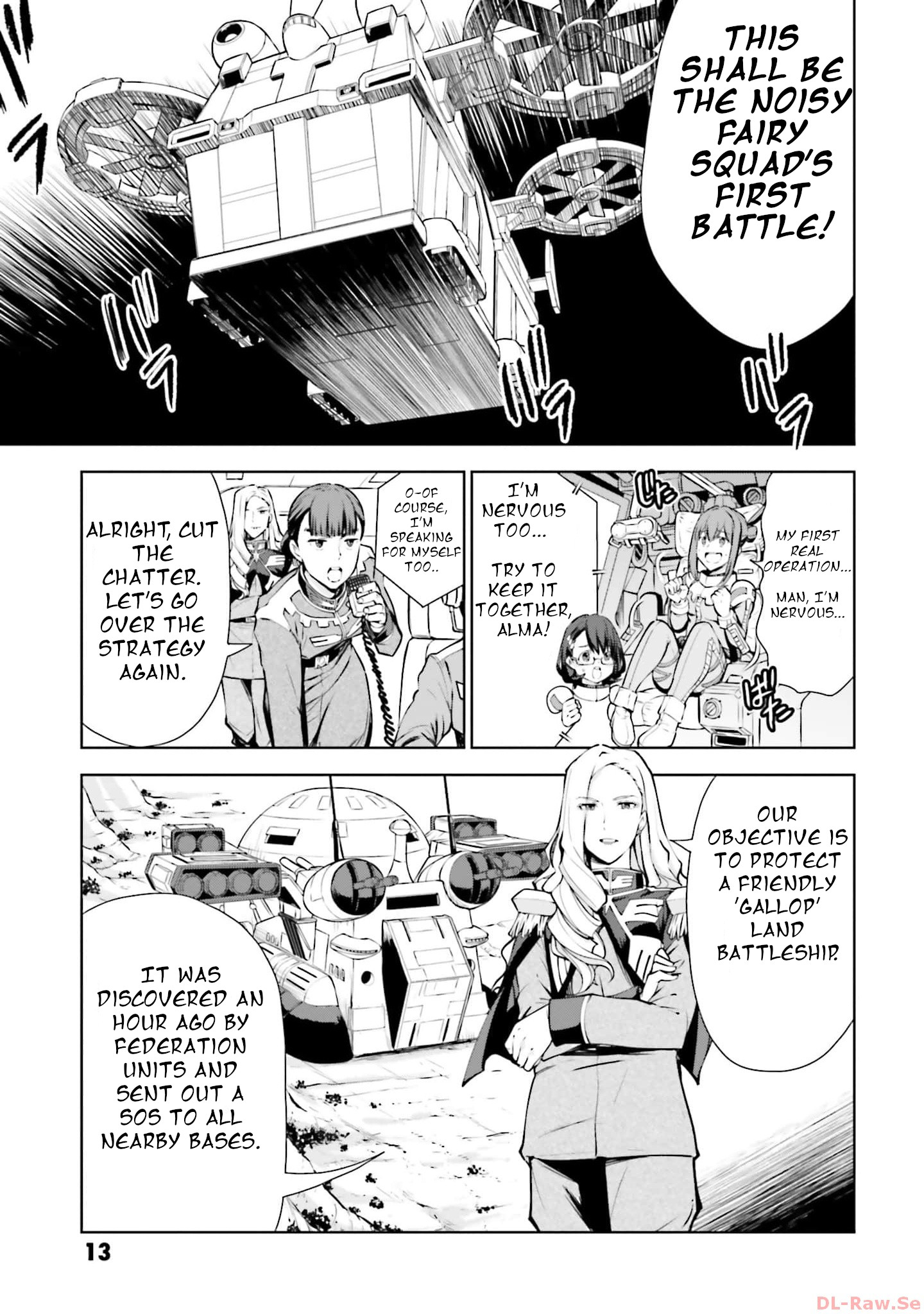 Mobile Suit Gundam: Battle Operation Code Fairy - Vol.1 Chapter 1: Battlefield Fairies!