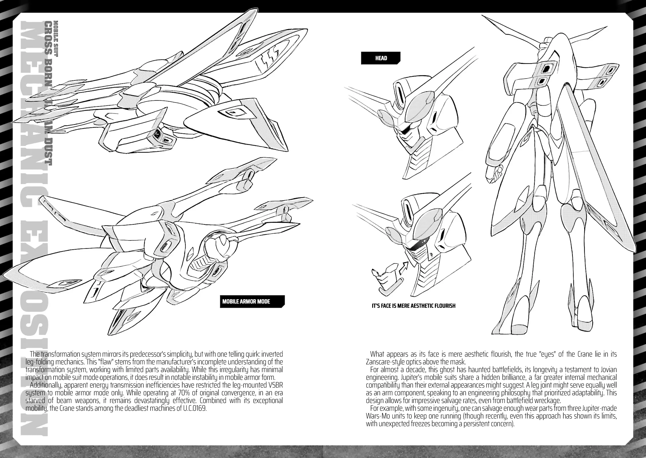 Mobile Suit Cross Born Gundam Dust - Vol.2 Chapter 8.5: Mechanical Exposition