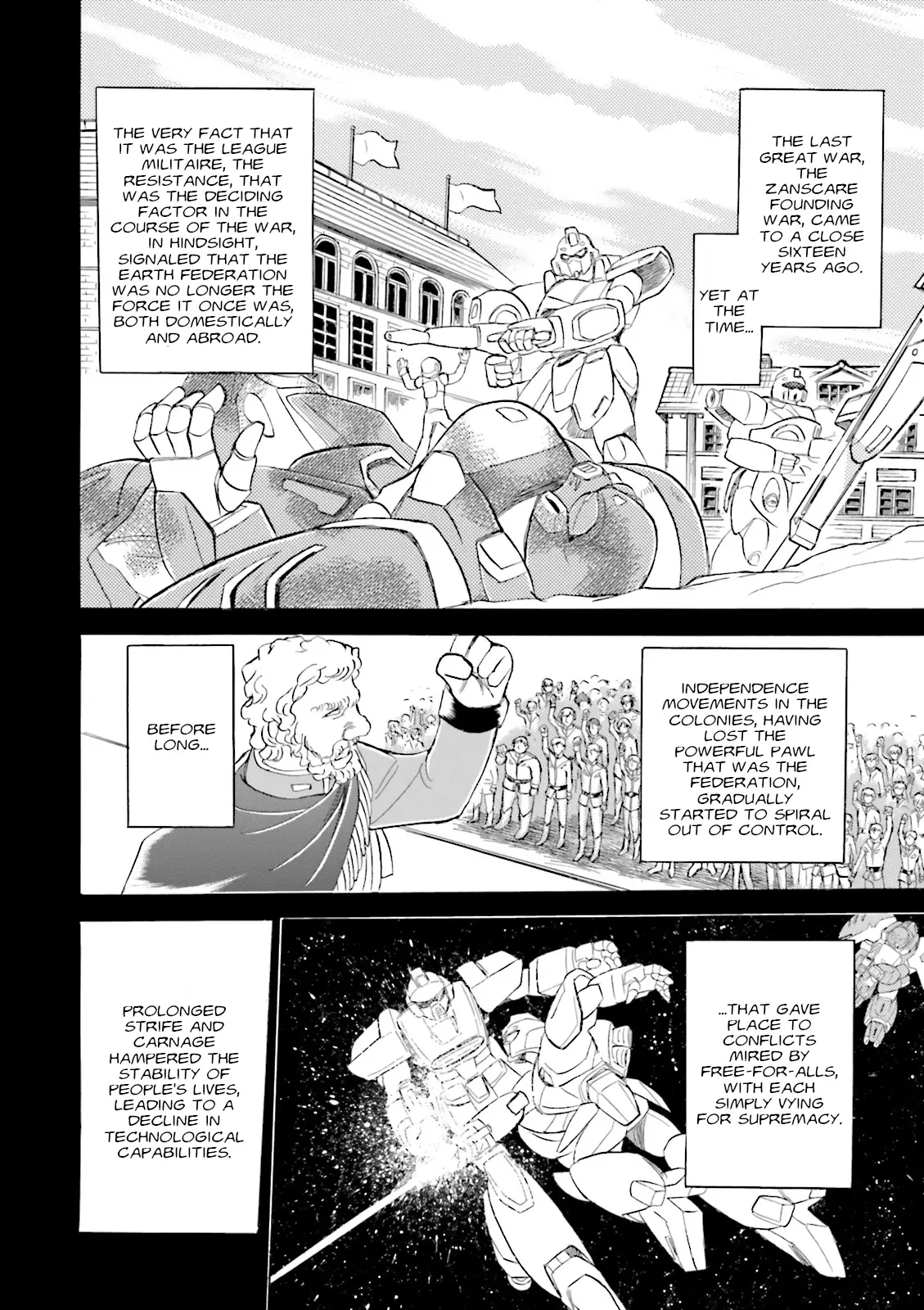 Mobile Suit Cross Born Gundam Dust - Vol.1 Chapter 1: Ash & The Lion