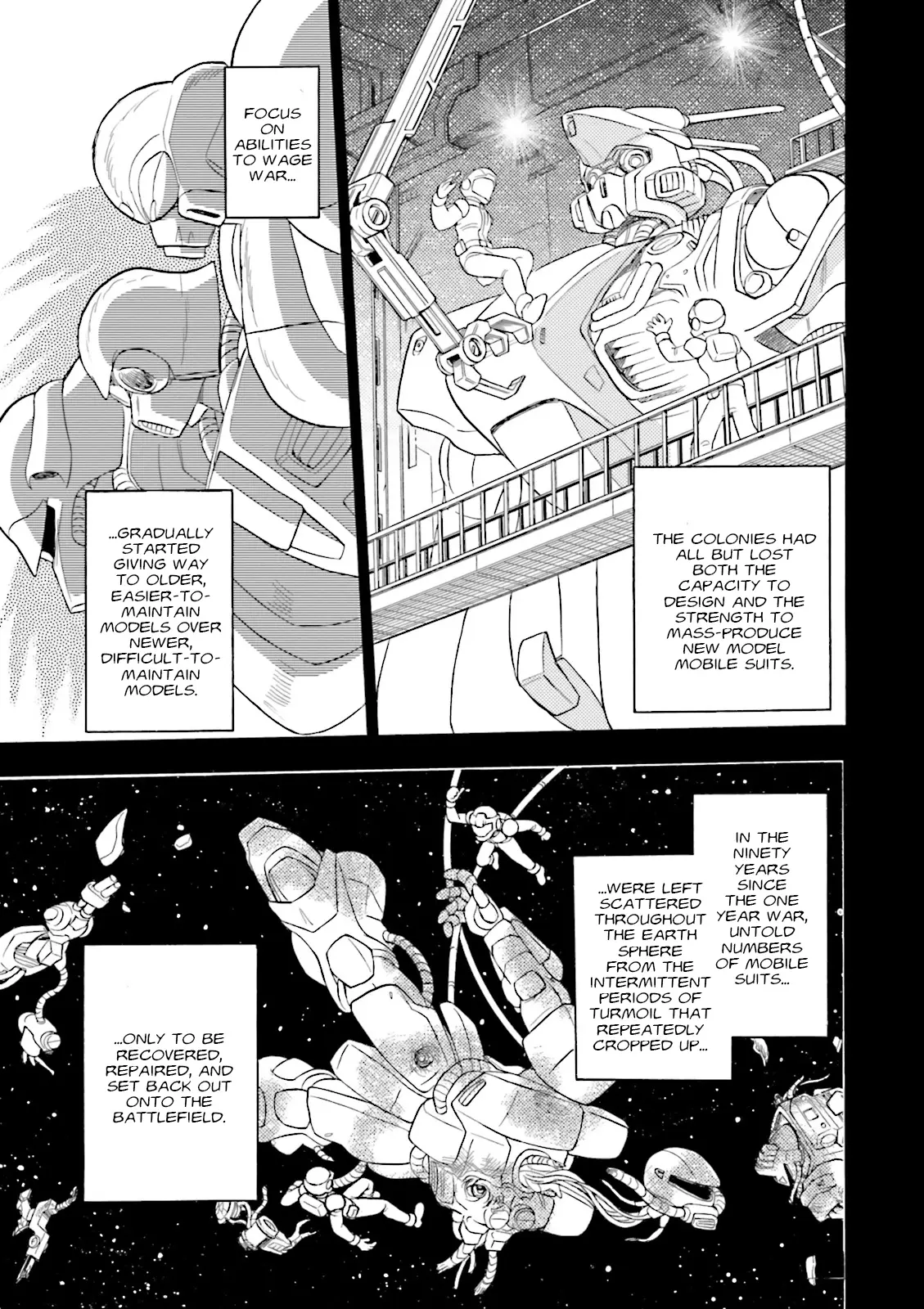 Mobile Suit Cross Born Gundam Dust - Vol.1 Chapter 1: Ash & The Lion