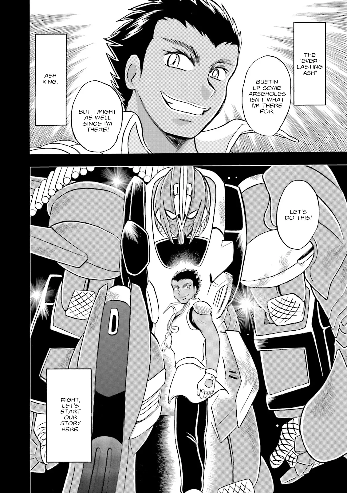 Mobile Suit Cross Born Gundam Dust - Vol.1 Chapter 1: Ash & The Lion